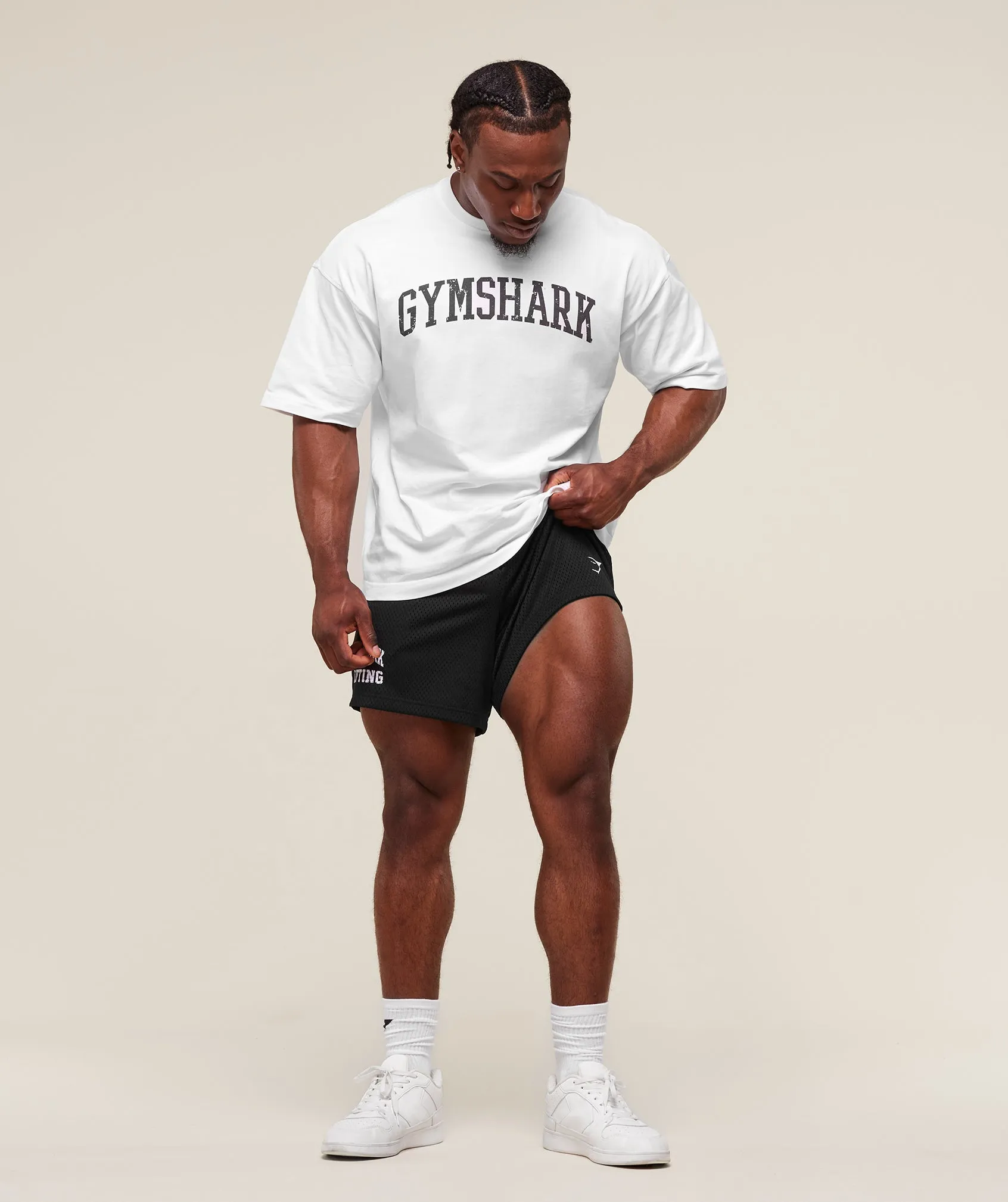 Gymshark Lifting Mesh 5" Shorts - Black sold by Gymshark product image thumbnail 3