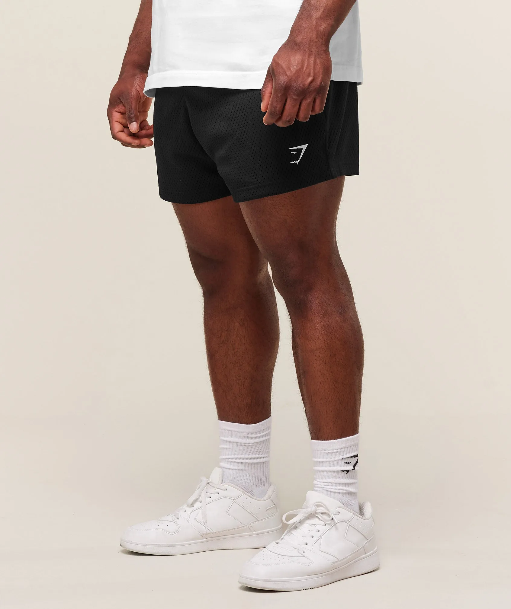 Gymshark Lifting Mesh 5" Shorts - Black sold by Gymshark product image thumbnail 4