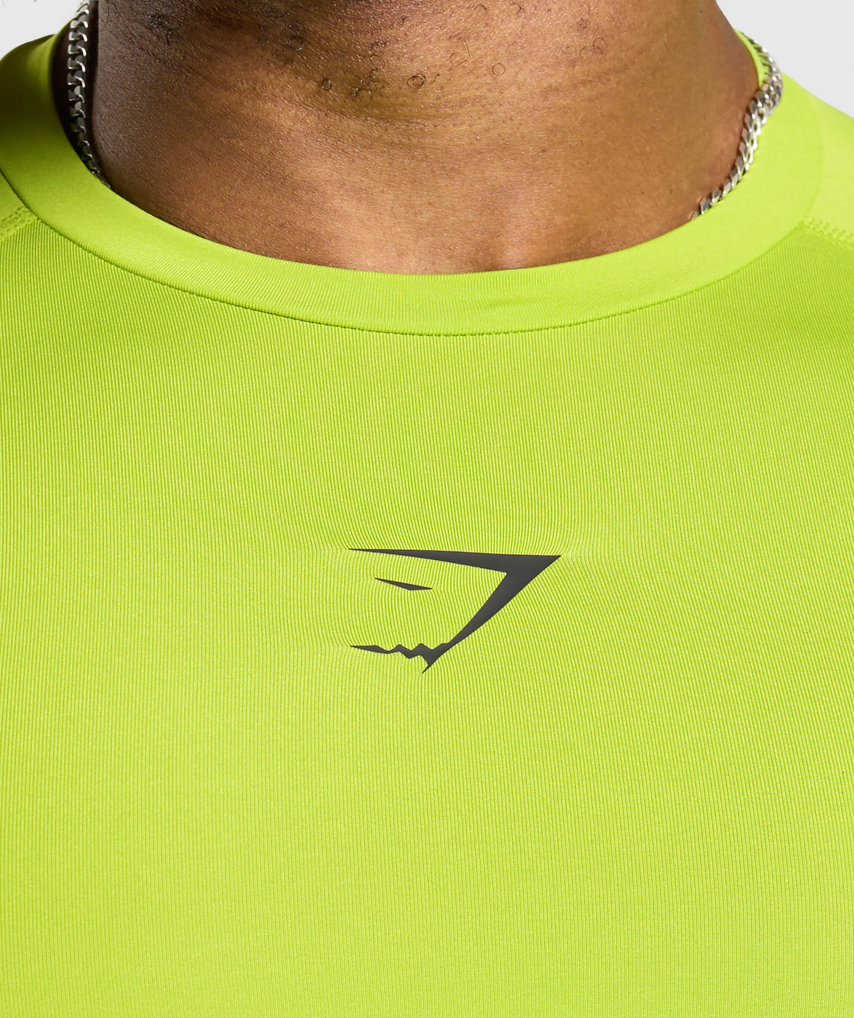 Gymshark Element Baselayer T-Shirt - Zest Green/Black sold by Gymshark product image thumbnail 5