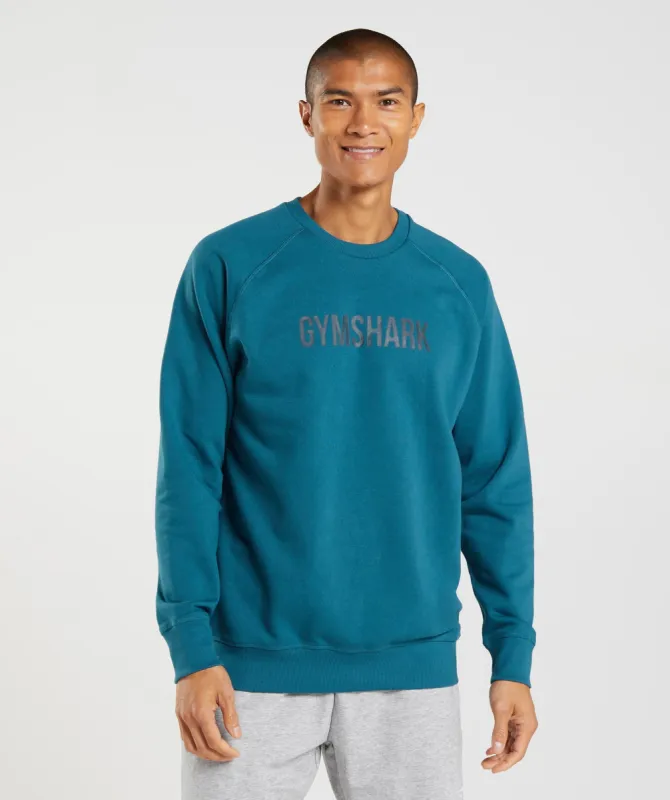 Gymshark Apollo Crew - Atlantic Blue sold by Gymshark
