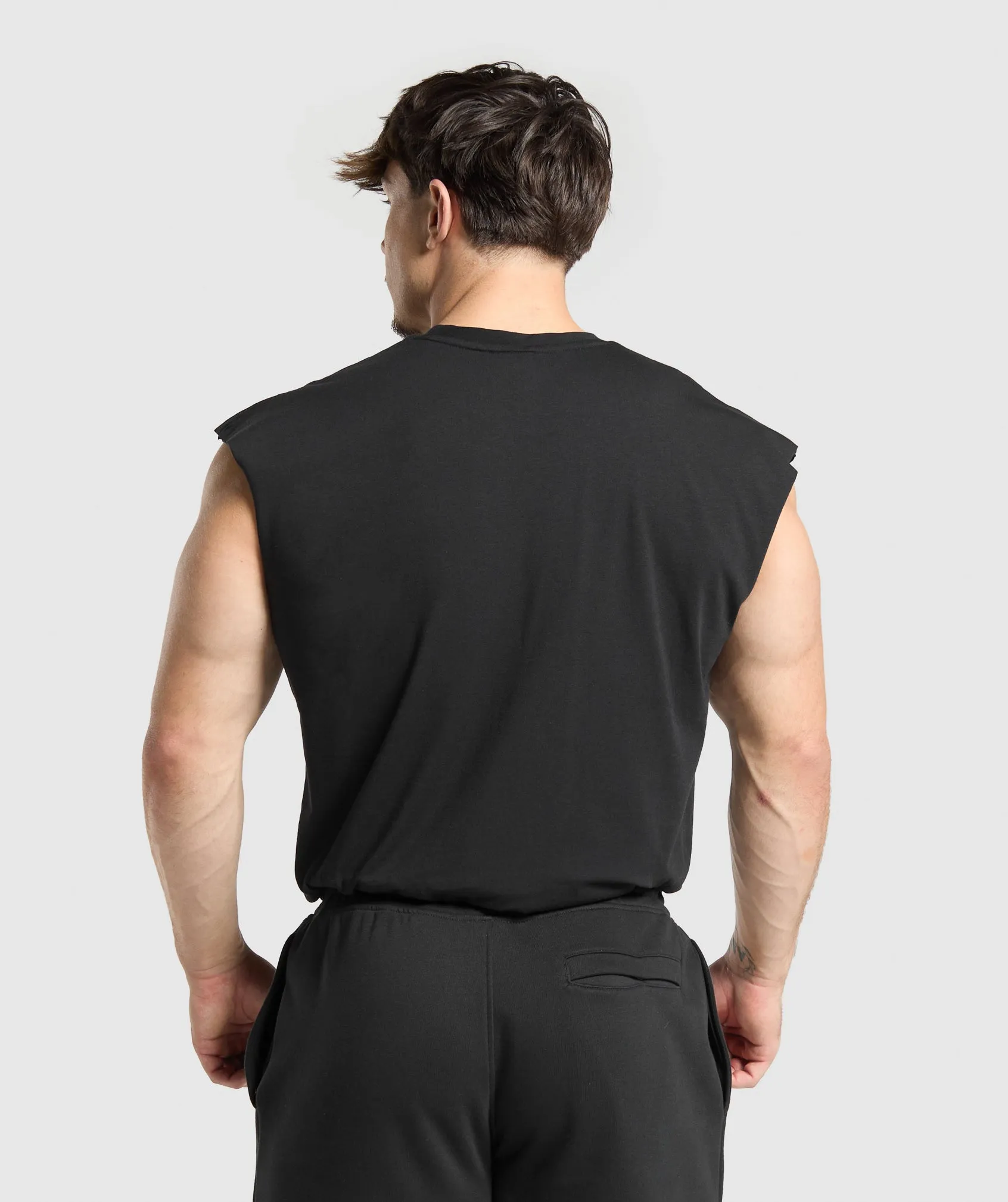 Gymshark Critical 2.0 Drop Arm Tank - Black sold by Gymshark product image thumbnail 2