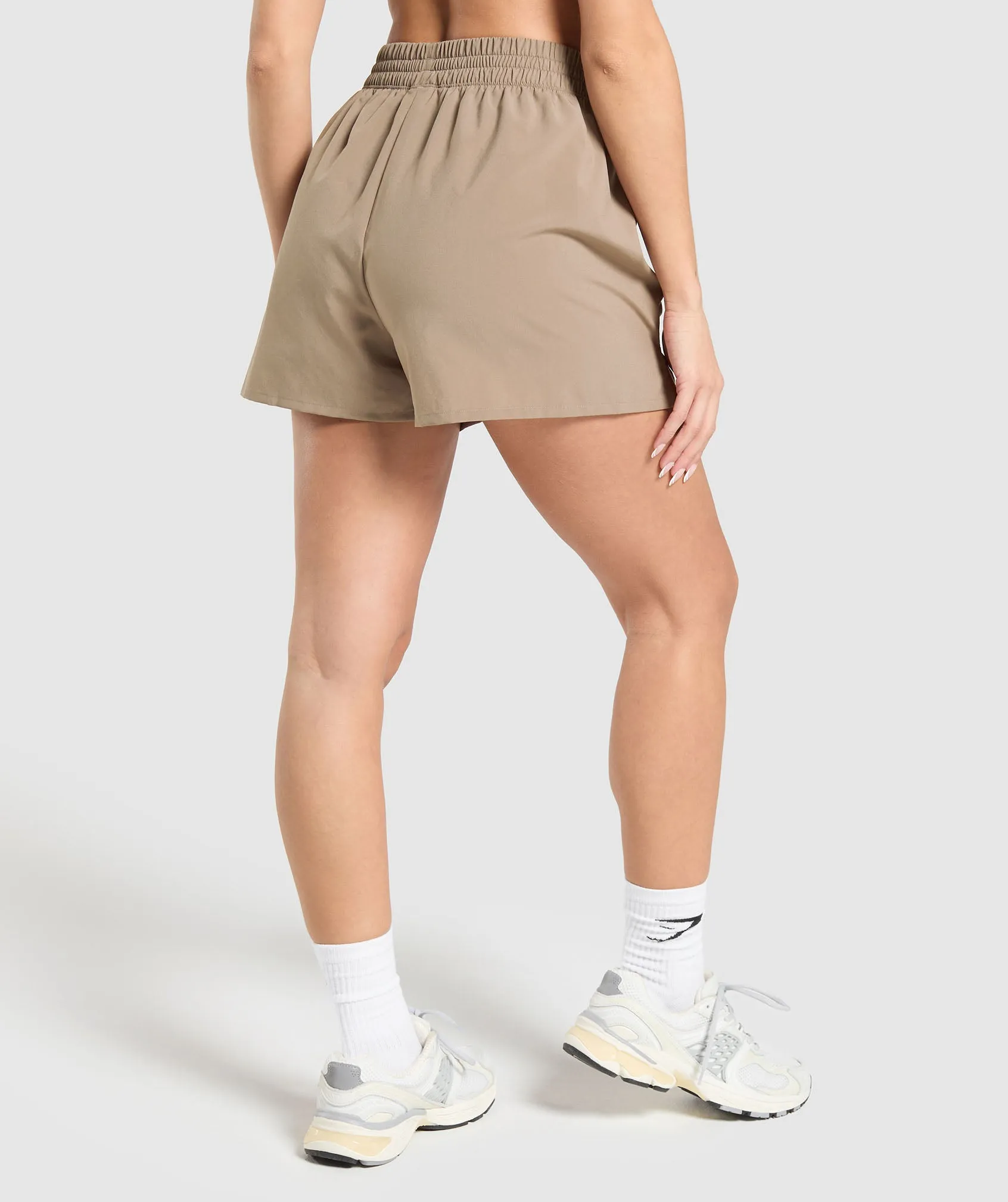 Gymshark Pintuck Shorts - Lifestyle Brown sold by Gymshark product image thumbnail 2