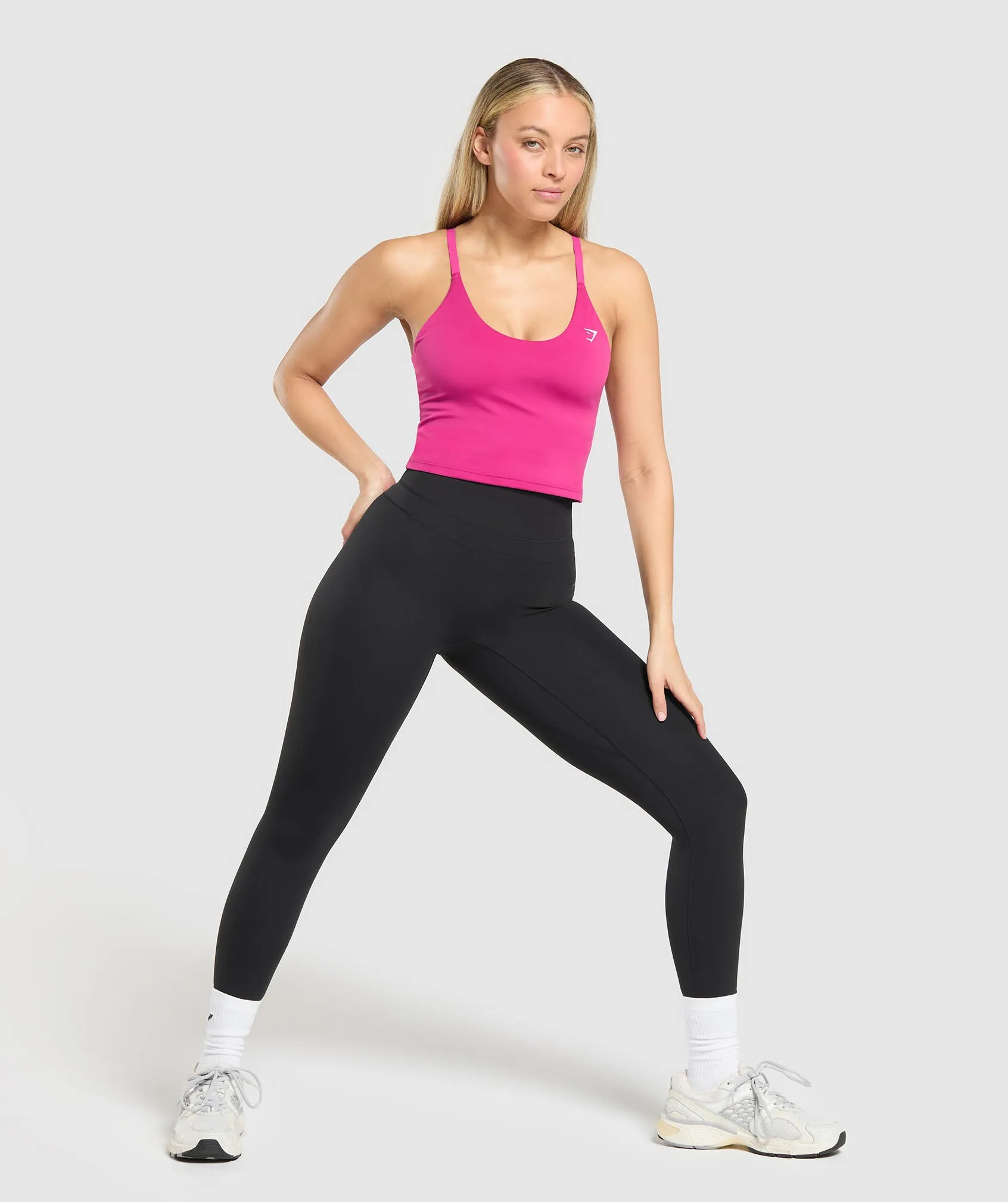 Gymshark Everyday Cami Tank With Shelf - Winning Pink sold by Gymshark product image thumbnail 4