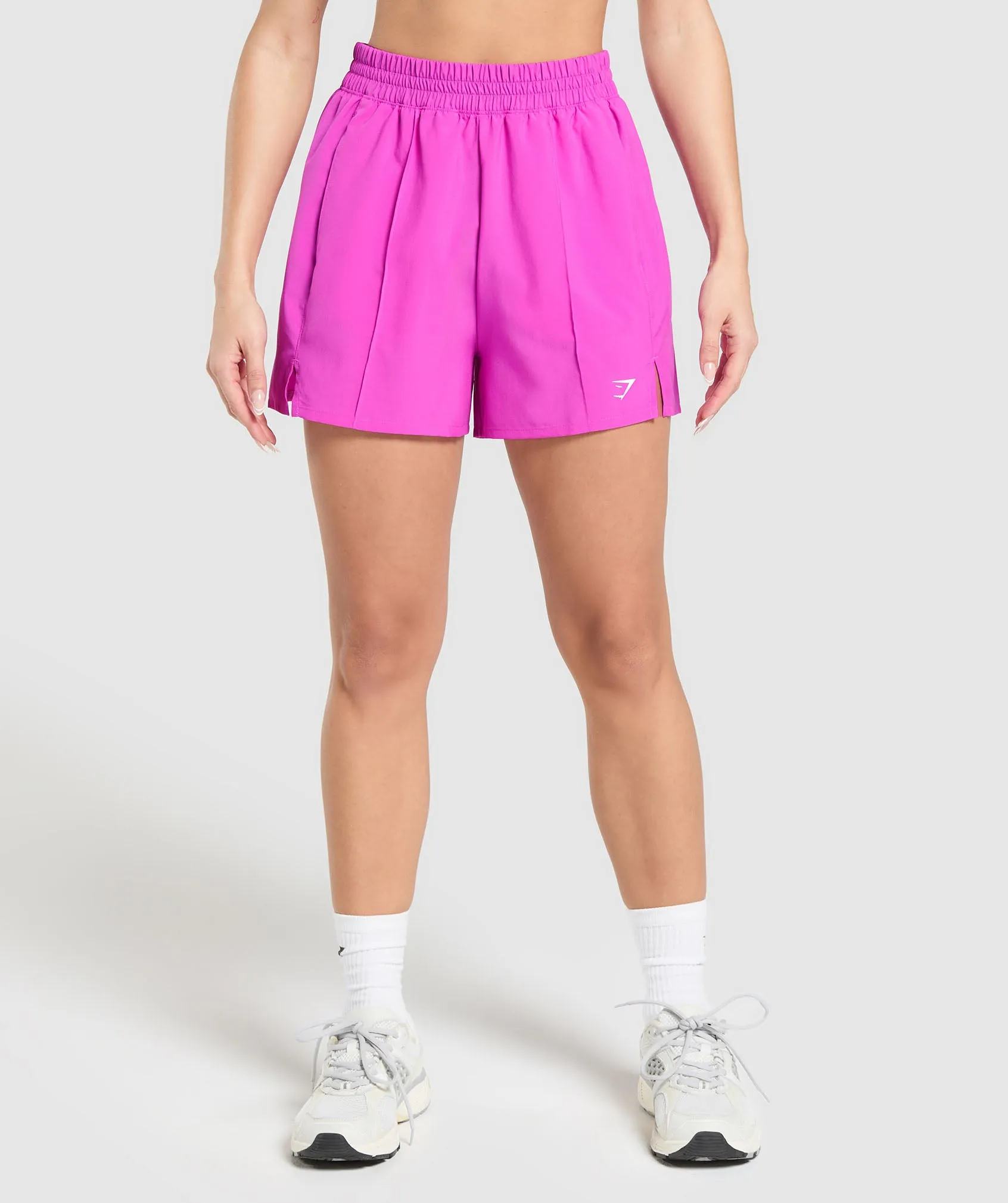 Gymshark Pintuck Shorts - Vibrant Pink sold by Gymshark