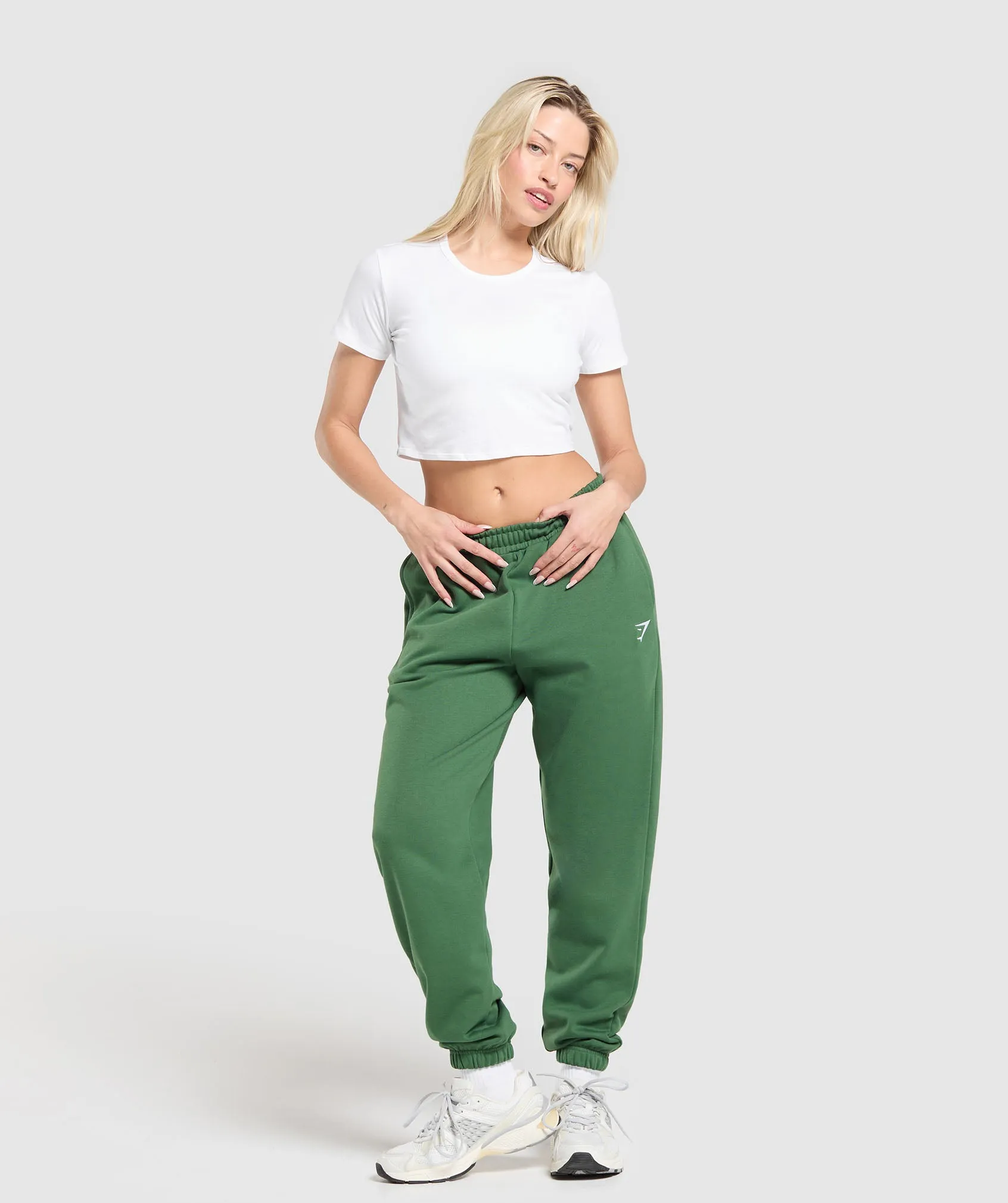Gymshark Training Fleece Joggers - Classic Green sold by Gymshark product image thumbnail 4