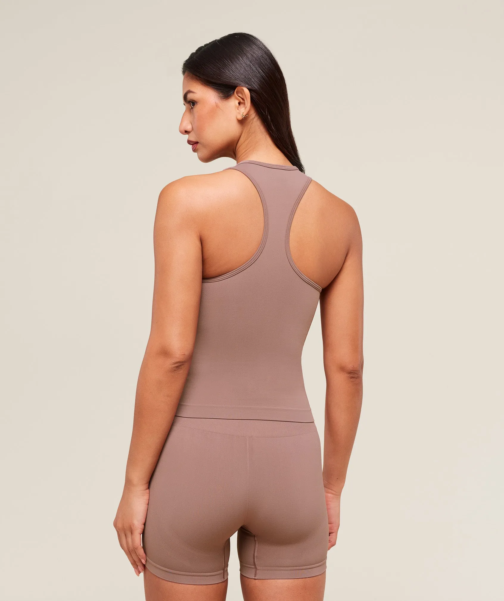 Gymshark Everyday Seamless Tight Fit Tank - Chestnut Pink sold by Gymshark product image thumbnail 2