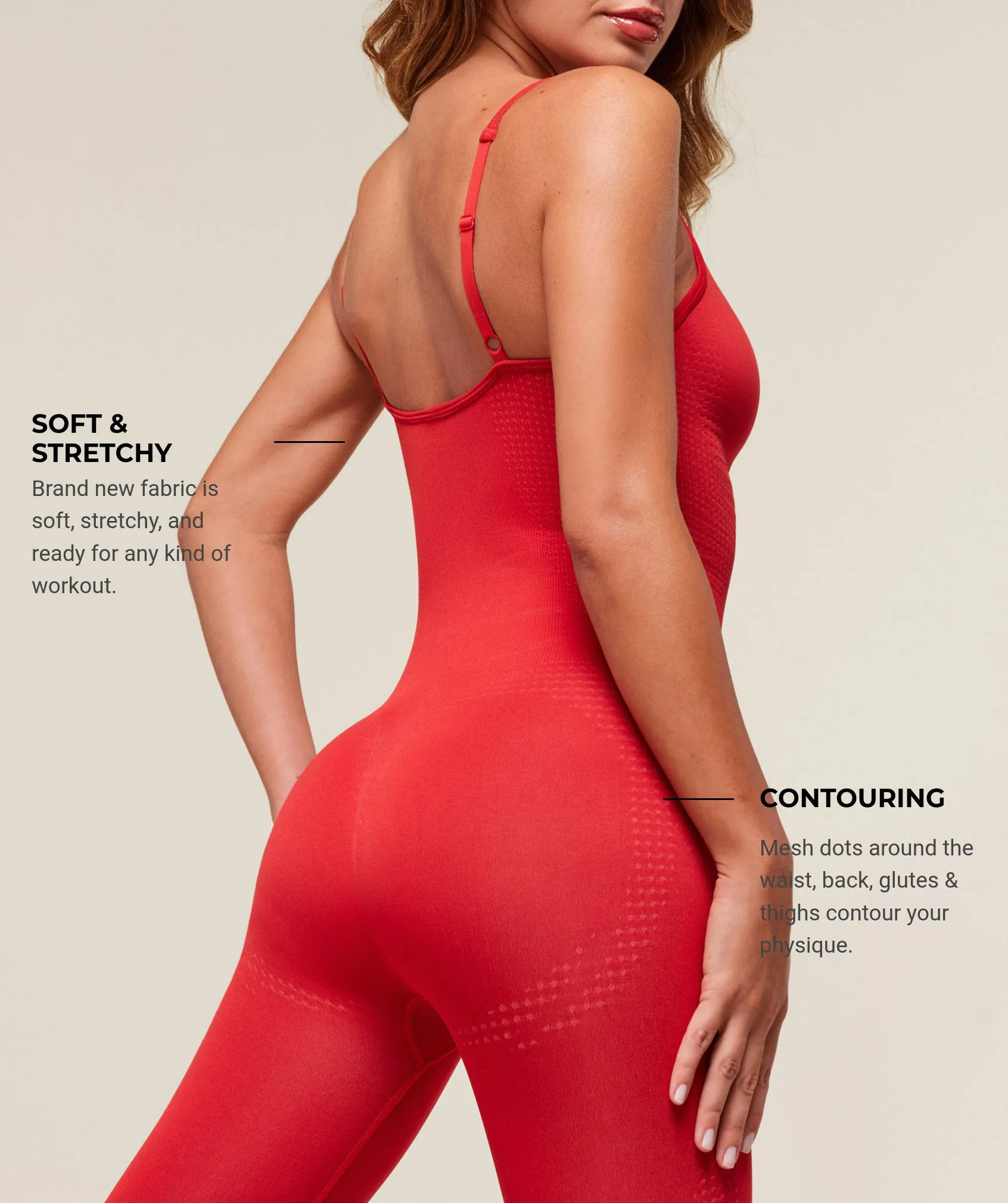 Gymshark Vital Soft All in One - Velocity Red sold by Gymshark product image thumbnail 2