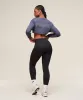 Gymshark Trace Graphic Long Sleeve Top - Weighted Purple sold by Gymshark