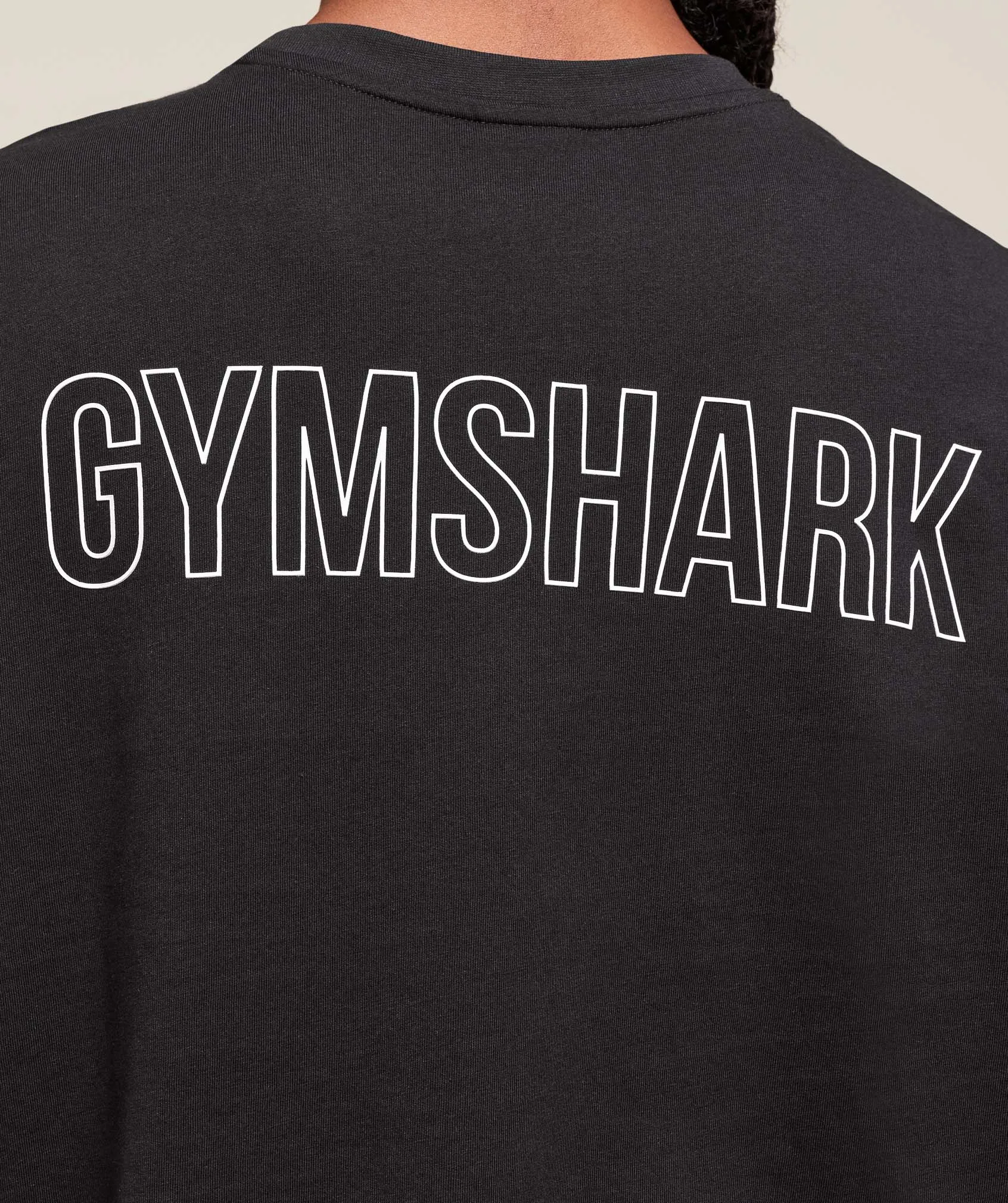 Gymshark Trace Graphic Long Sleeve Top - Black sold by Gymshark product image thumbnail 5