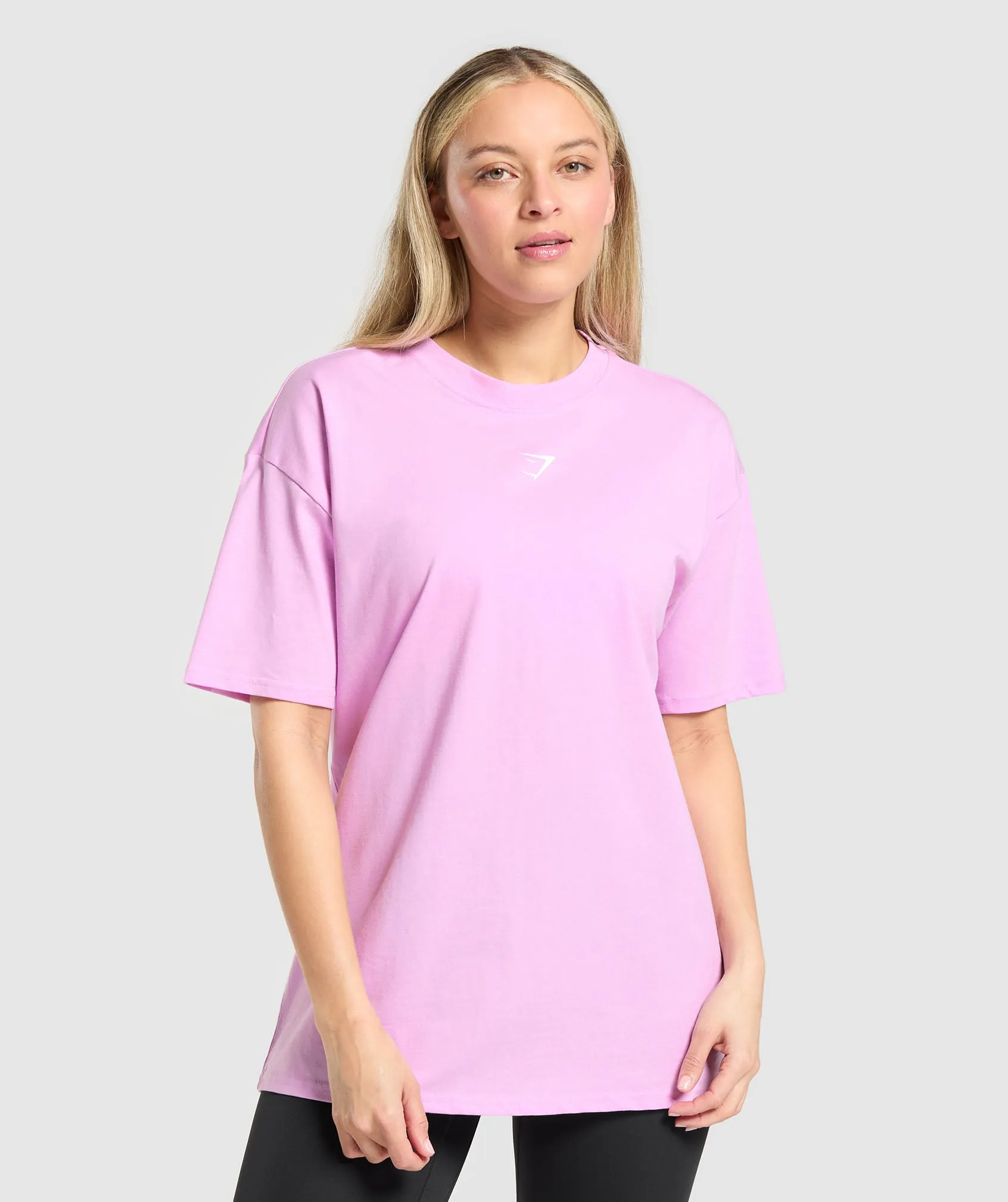 Gymshark Trace Graphic Oversized T-Shirt - Sour Pink sold by Gymshark product image thumbnail 2
