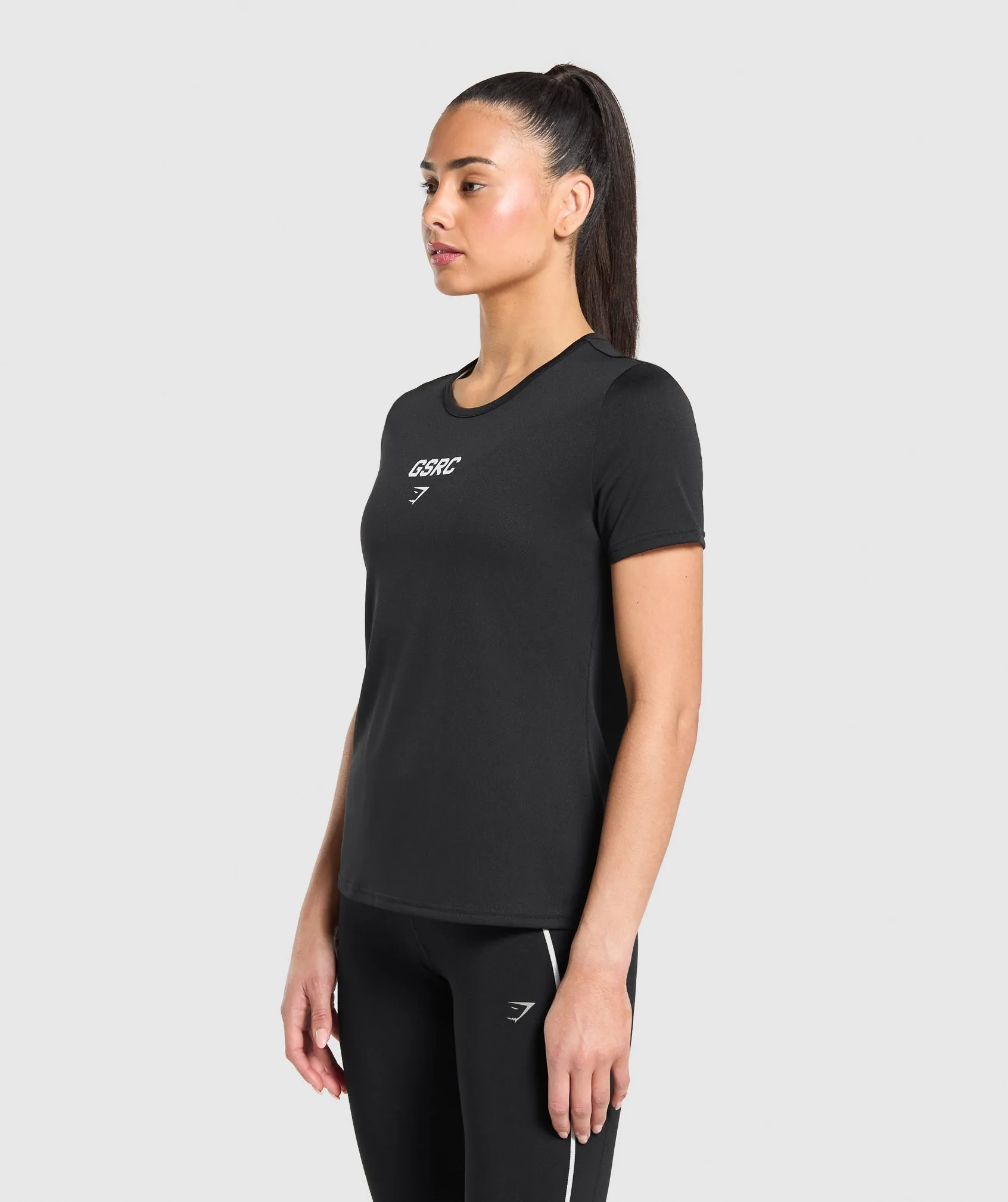 Gymshark Run Club Graphic T-Shirt - Black sold by Gymshark product image thumbnail 3