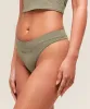 Gymshark Cotton Graphic Thong - Linen Brown sold by Gymshark