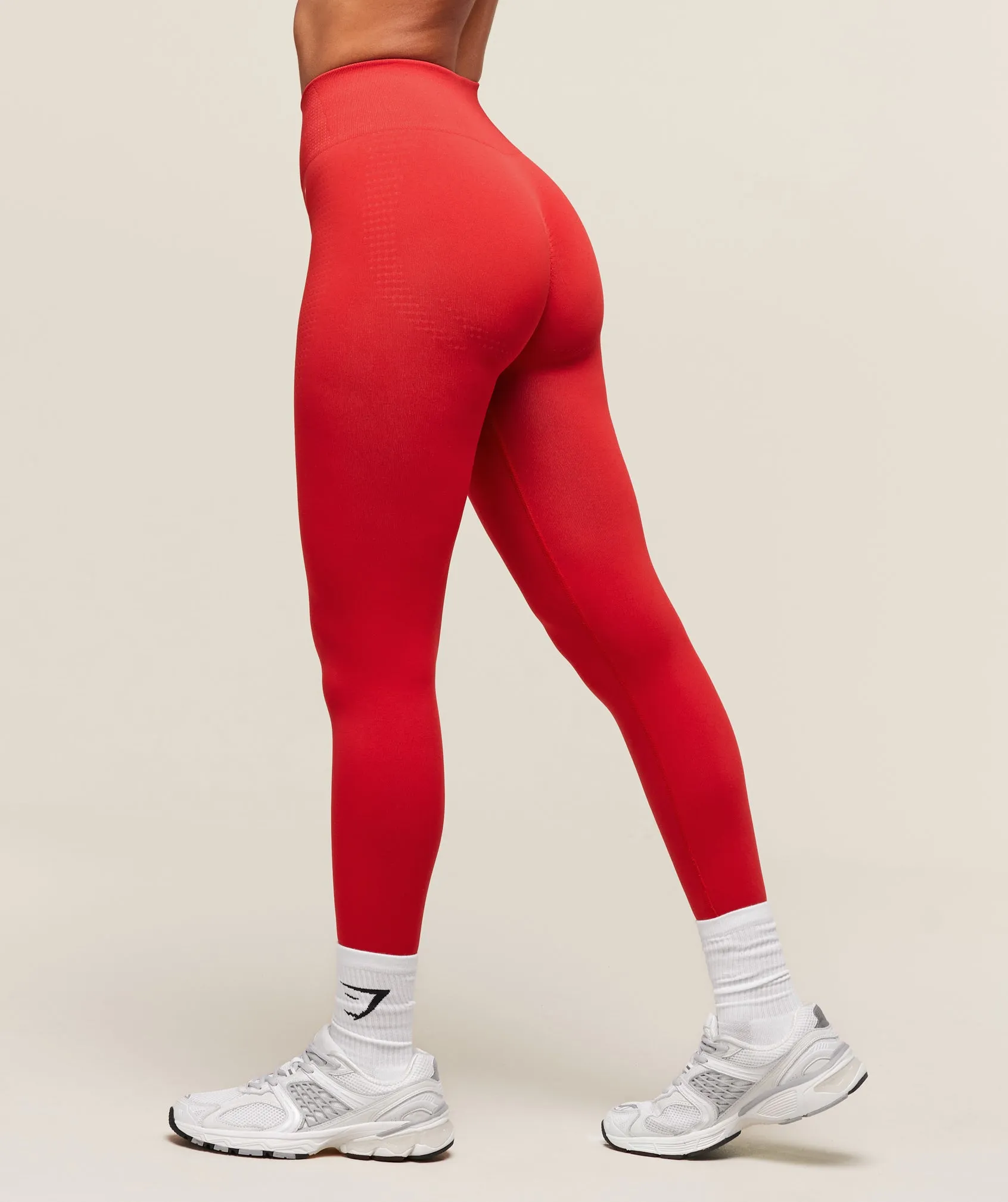 Gymshark Vital Soft Leggings - Velocity Red sold by Gymshark product image thumbnail 3