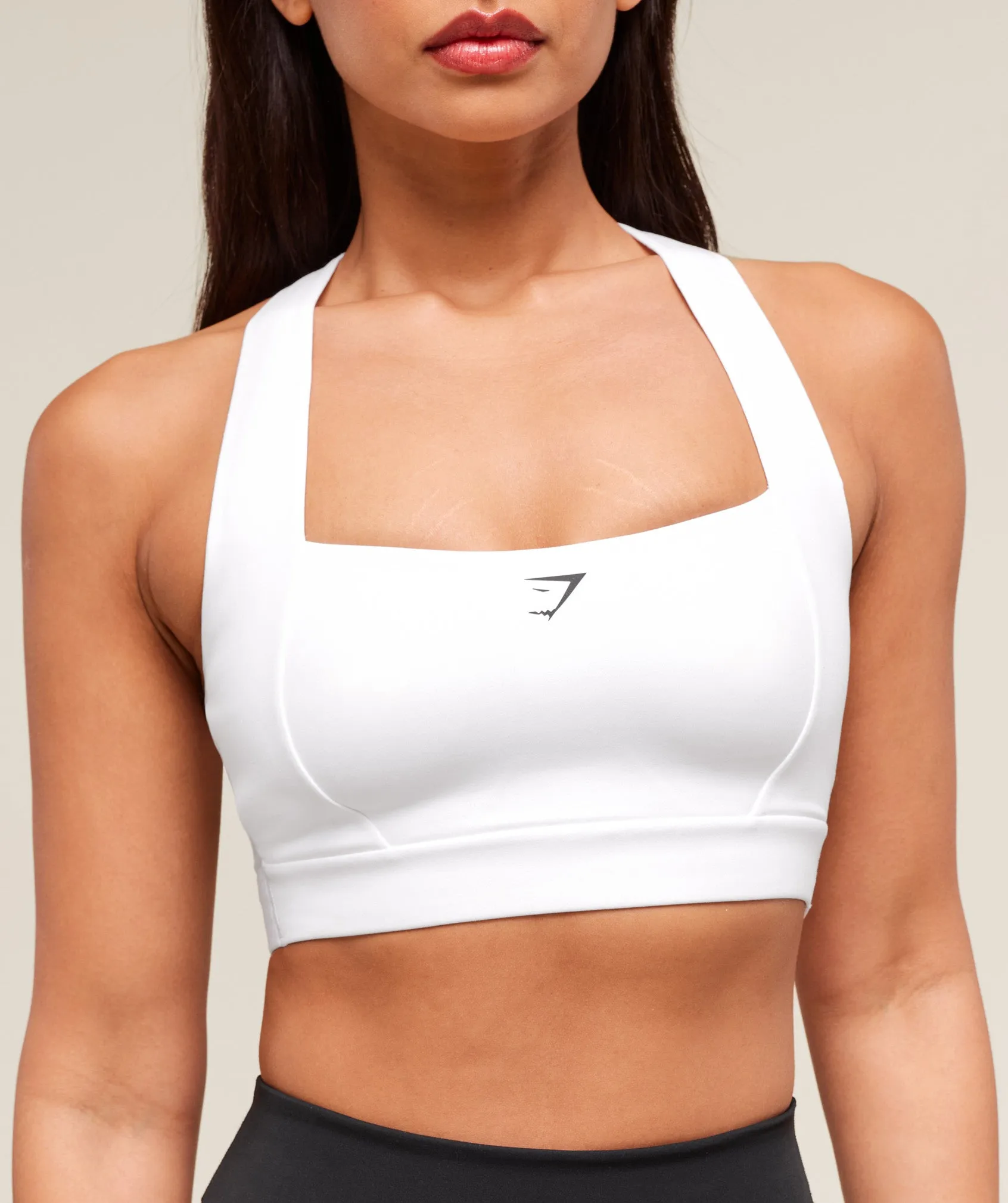 Gymshark Square Neck Sports Bra - White sold by Gymshark product image thumbnail 4