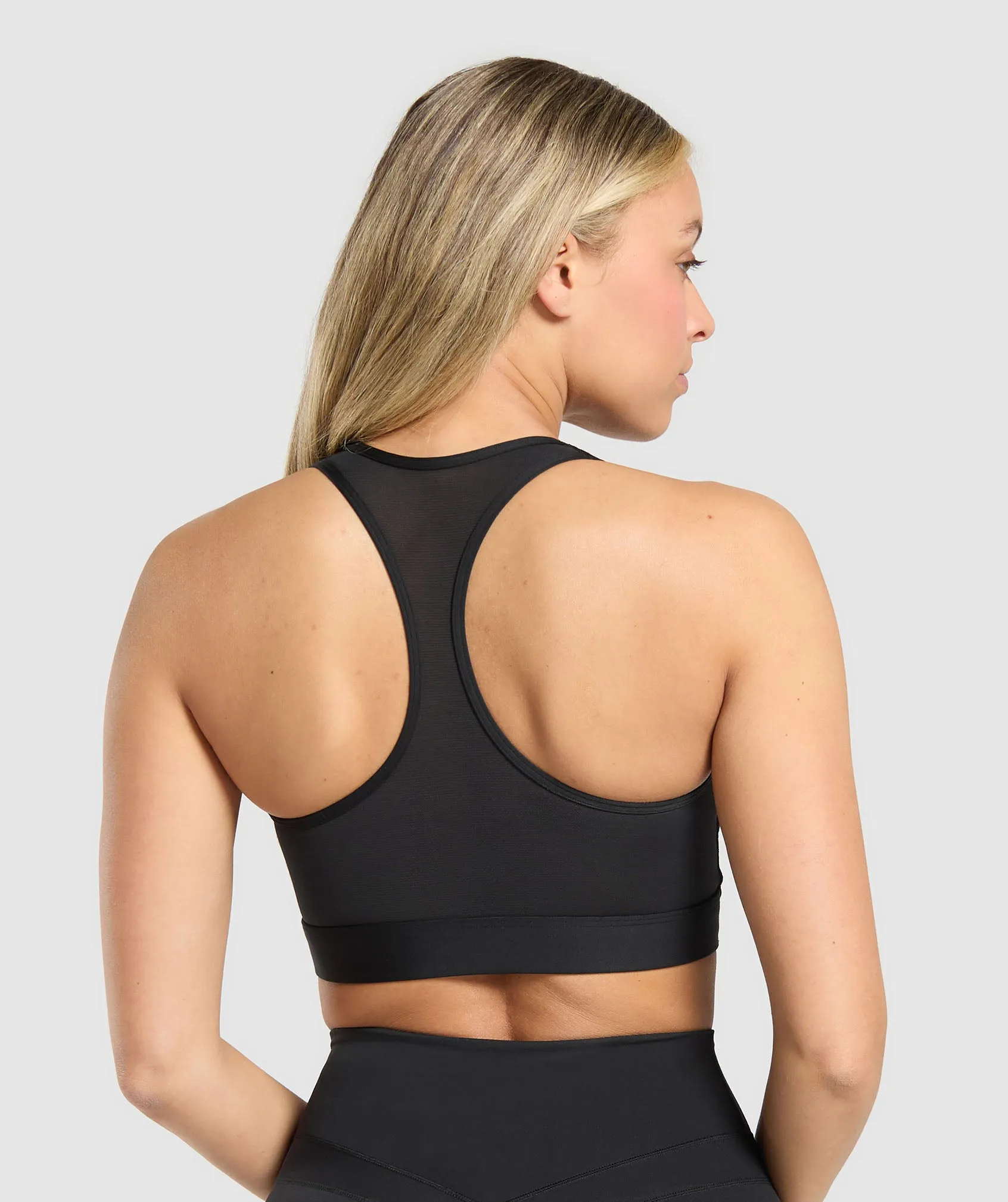 Gymshark Square Neck Sports Bra - Black sold by Gymshark product image thumbnail 2