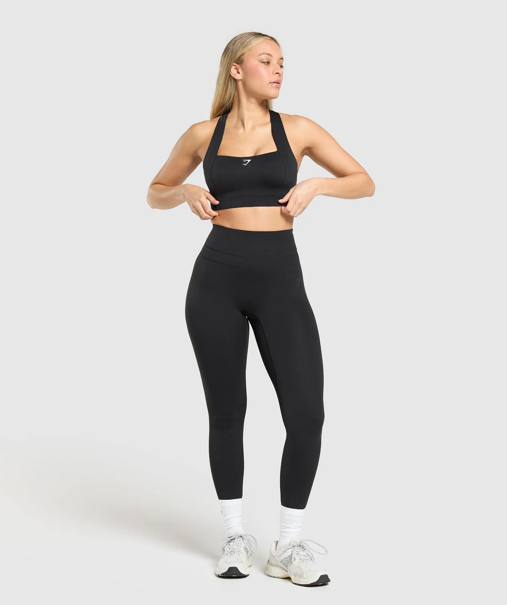 Gymshark Square Neck Sports Bra - Black sold by Gymshark product image thumbnail 4