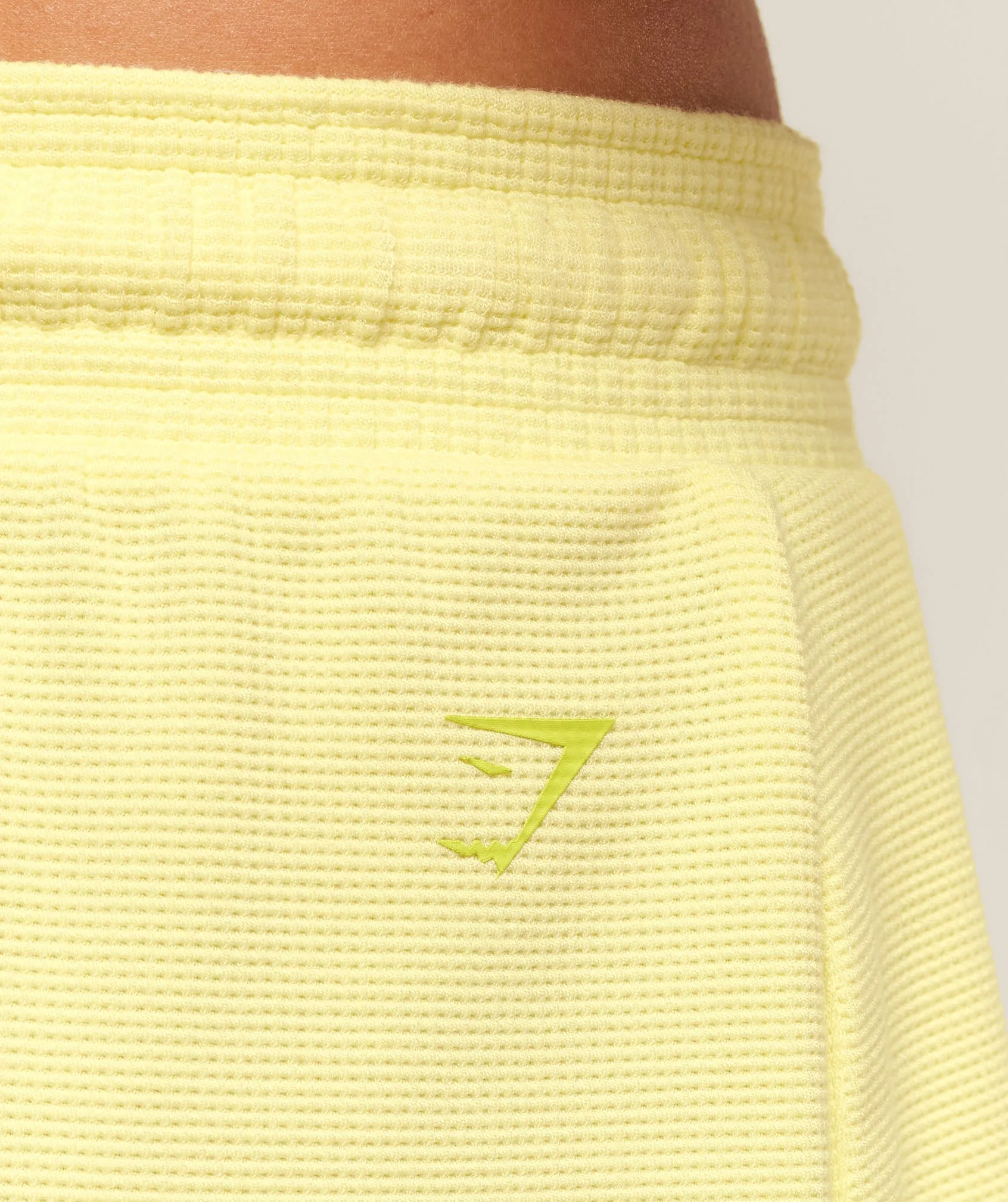 Gymshark Waffle Shorts - Refresh Yellow sold by Gymshark product image thumbnail 4