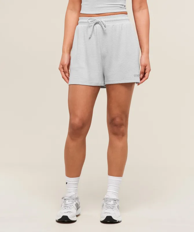 Gymshark Waffle Shorts - Light Grey sold by Gymshark