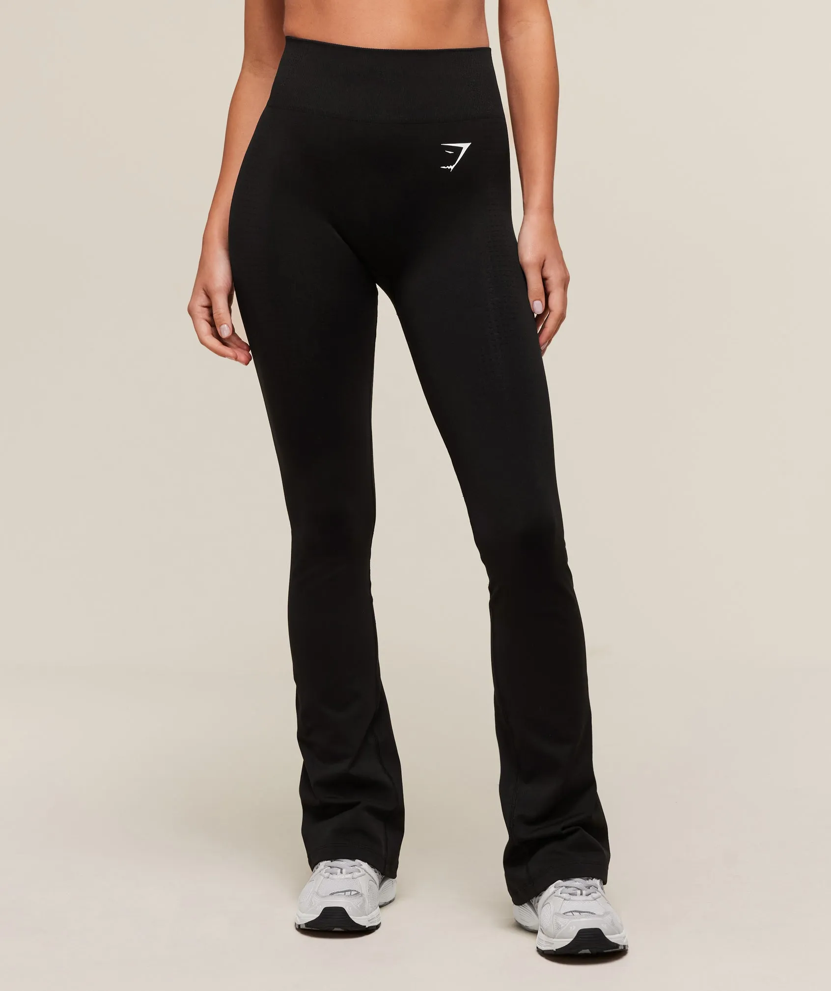 Gymshark Vital Soft Flared Leggings - Black sold by Gymshark