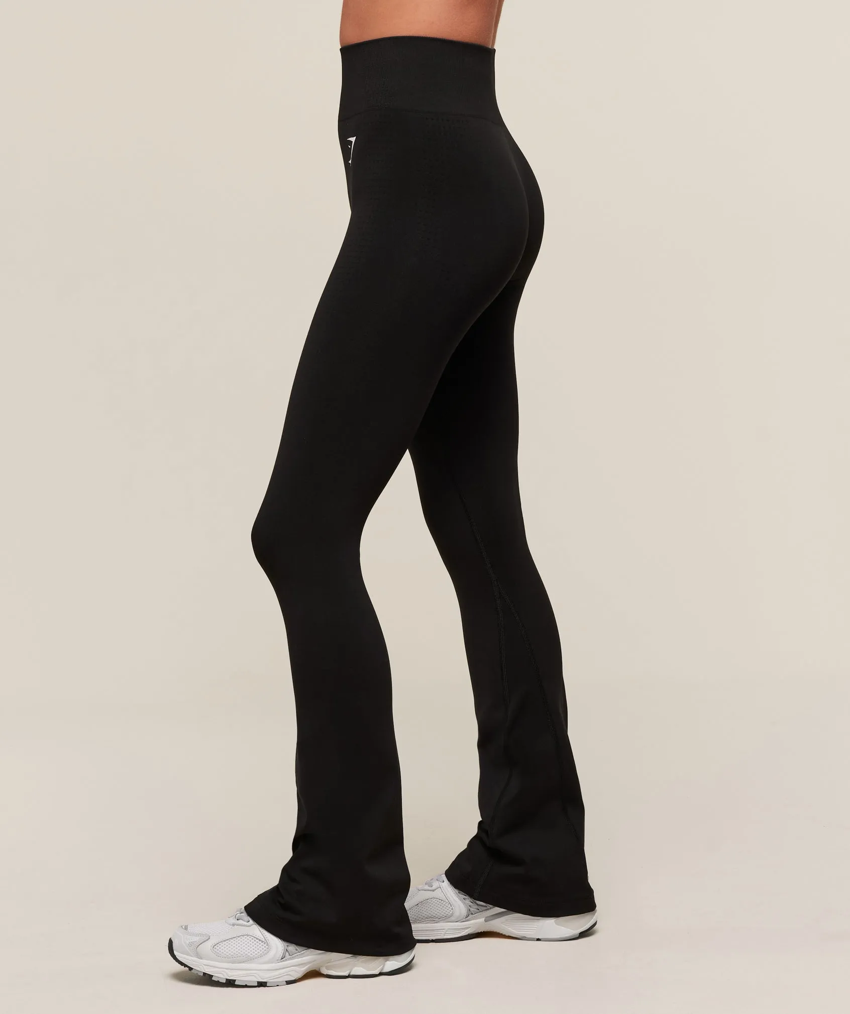 Gymshark Vital Soft Flared Leggings - Black sold by Gymshark product image thumbnail 3