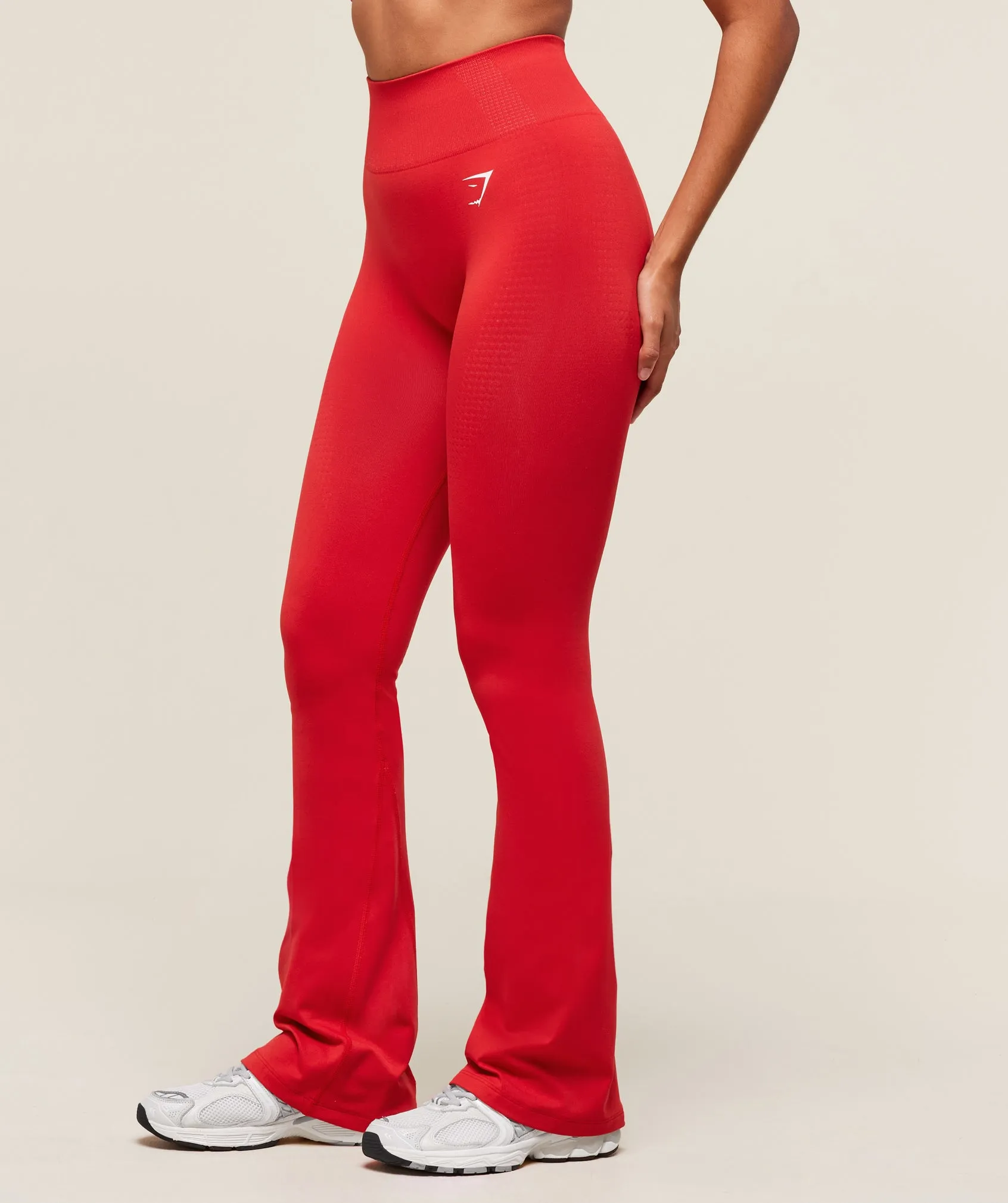 Gymshark Vital Soft Flared Leggings - Velocity Red sold by Gymshark product image thumbnail 4