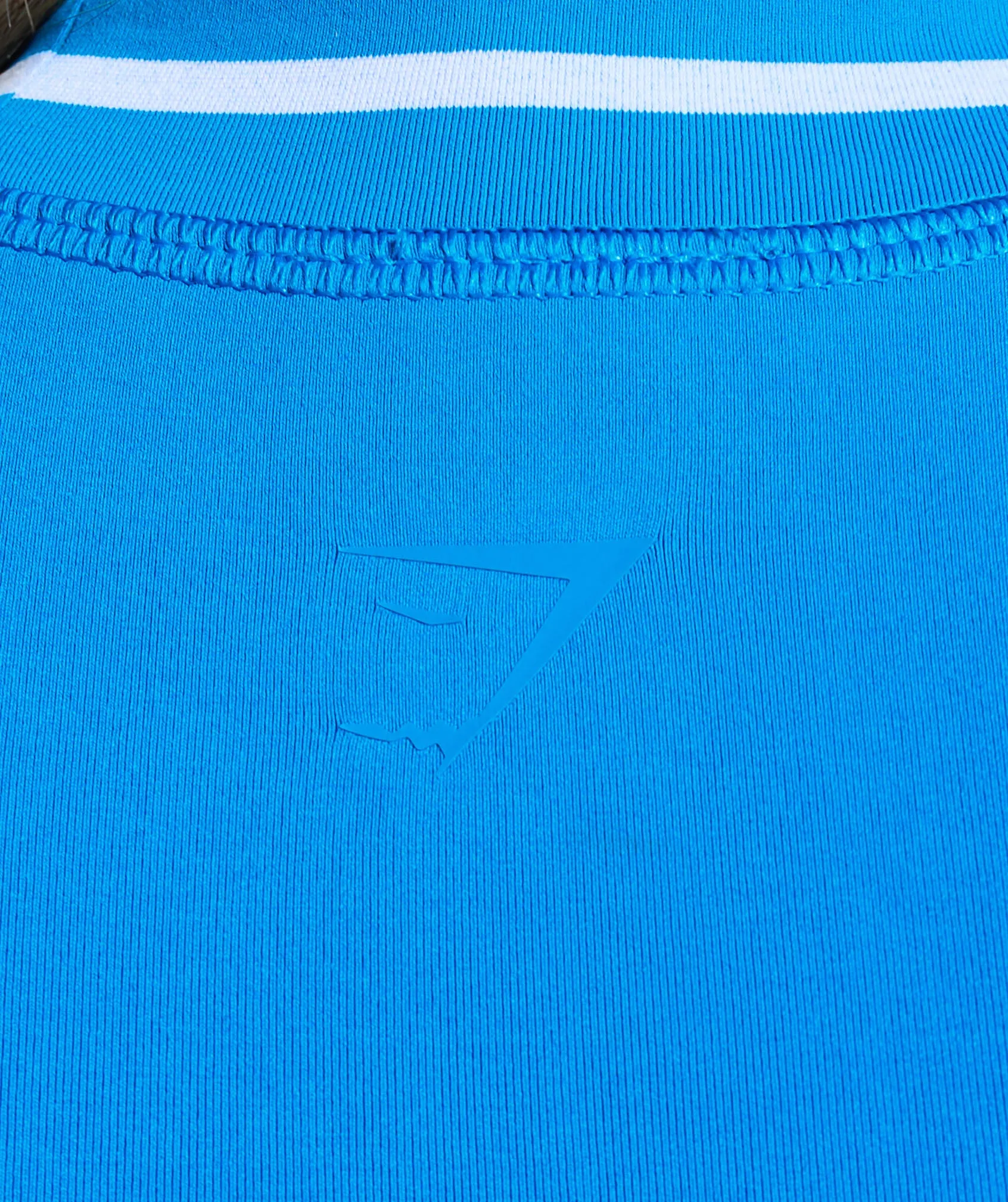 Gymshark Contrast Seamless Midi Tee - Barbell Blue sold by Gymshark product image thumbnail 4