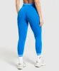 Gymshark Contrast Seamless Leggings - Barbell Blue sold by Gymshark