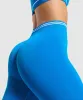 Gymshark Contrast Seamless Leggings - Barbell Blue sold by Gymshark