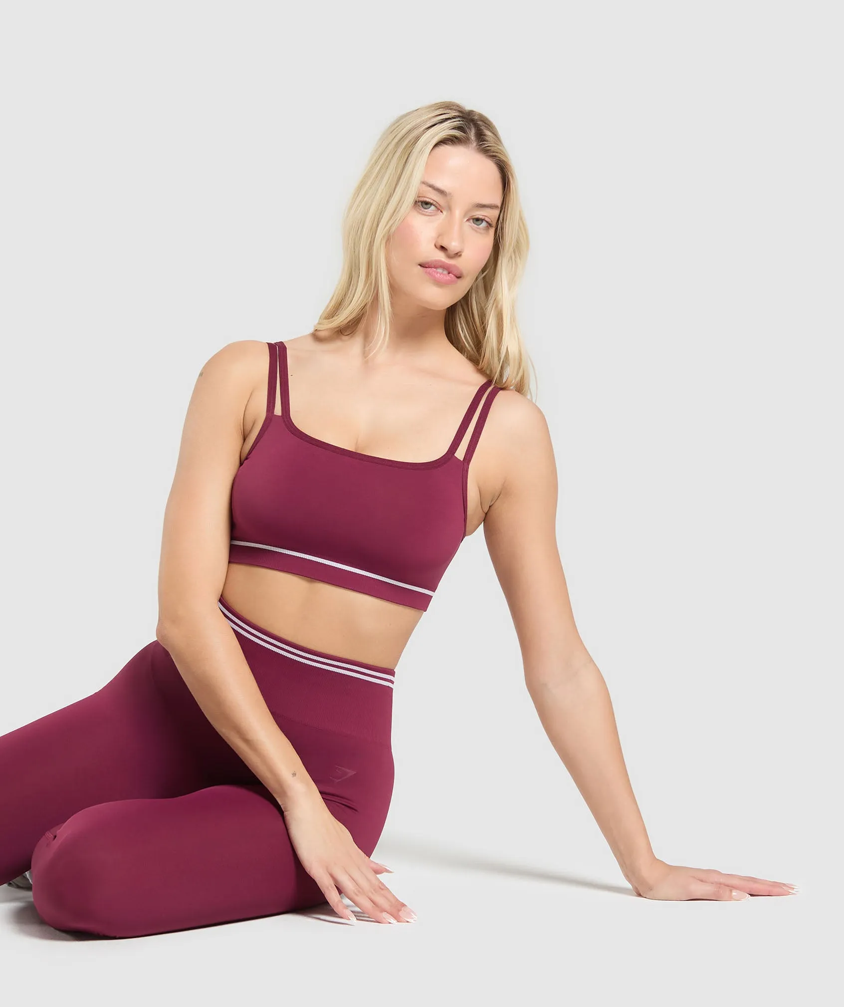 Gymshark Contrast Seamless Sports Bra - Strong Pink sold by Gymshark product image thumbnail 5