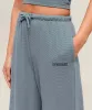 Gymshark Waffle Wide Leg Pants - Iron Blue sold by Gymshark