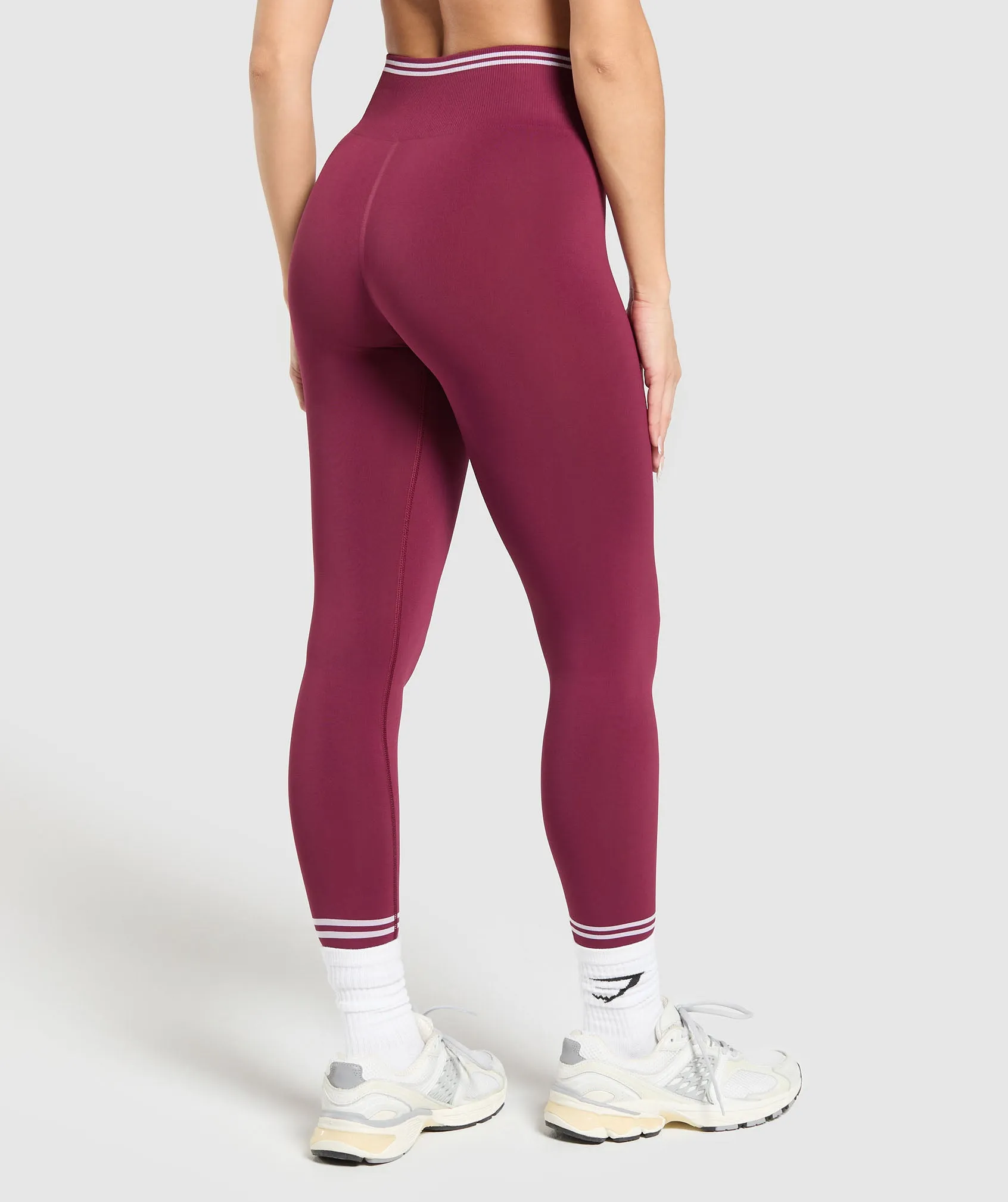 Gymshark Contrast Seamless Leggings - Strong Pink sold by Gymshark product image thumbnail 2