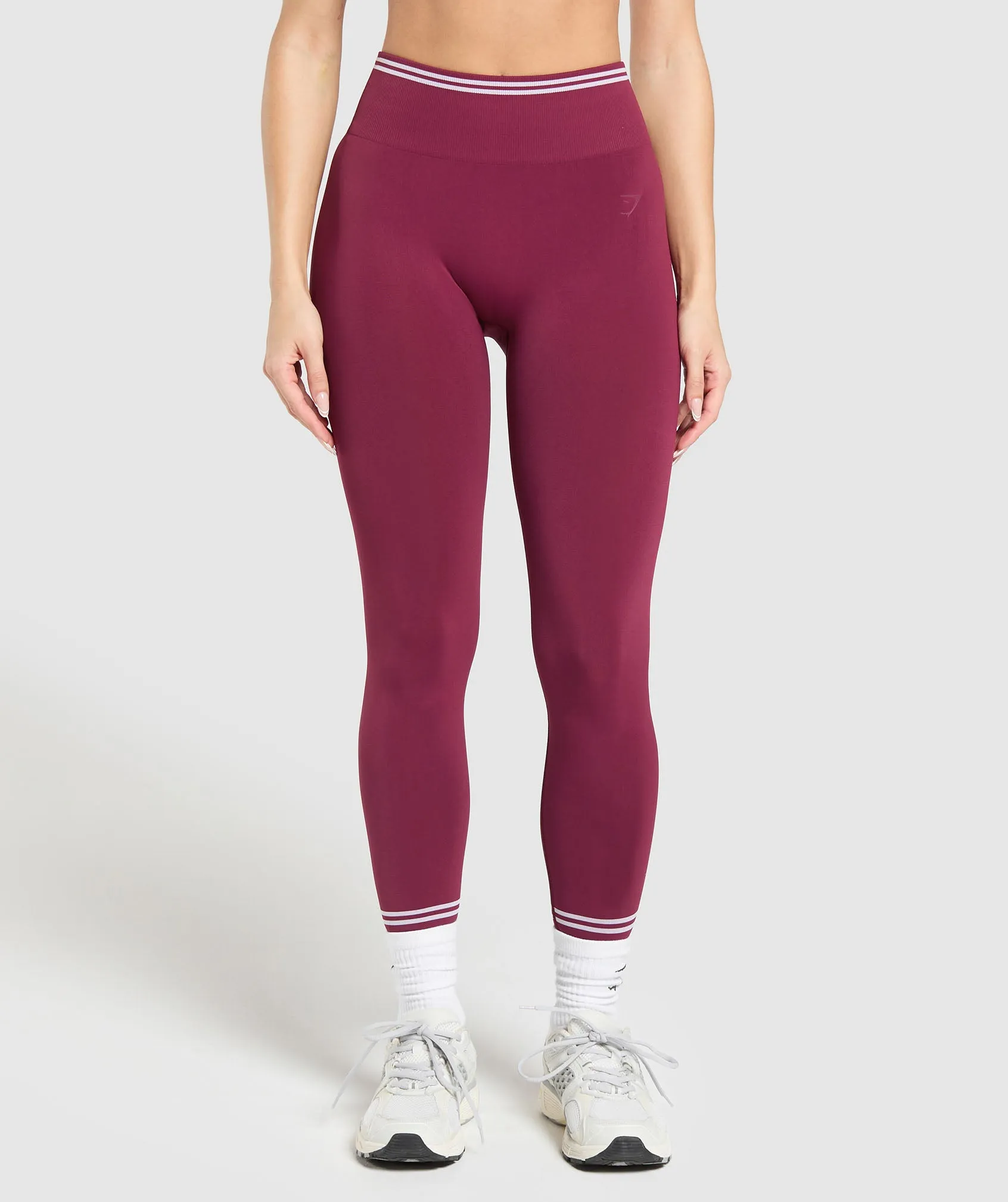 Gymshark Contrast Seamless Leggings - Strong Pink sold by Gymshark