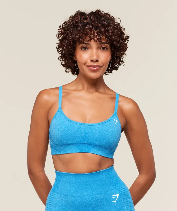 Gymshark Vital Sports Bra - Electric Blue Marl sold by Gymshark