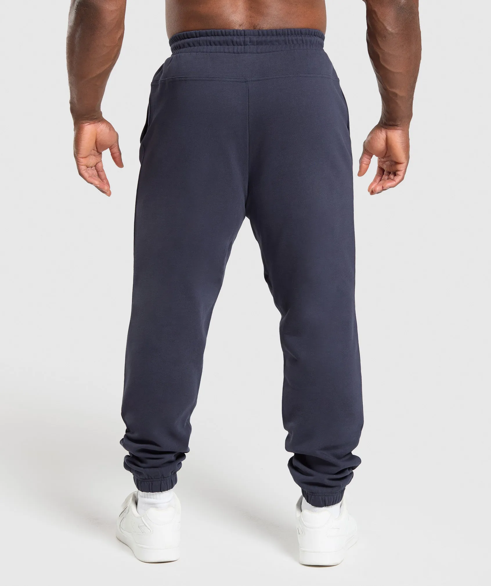 Gymshark Global Lifting Oversized Essential Joggers - Heavy Blue sold by Gymshark product image thumbnail 3