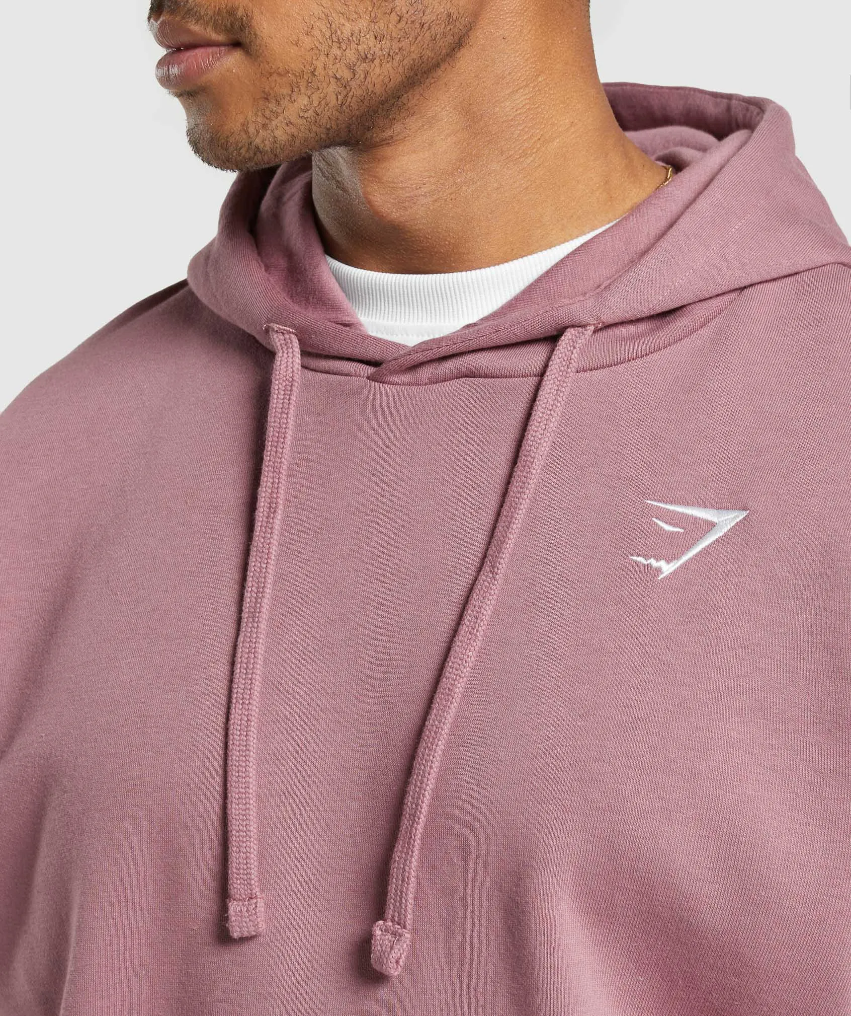 Gymshark Crest Oversized Hoodie - Calm Pink sold by Gymshark product image thumbnail 5