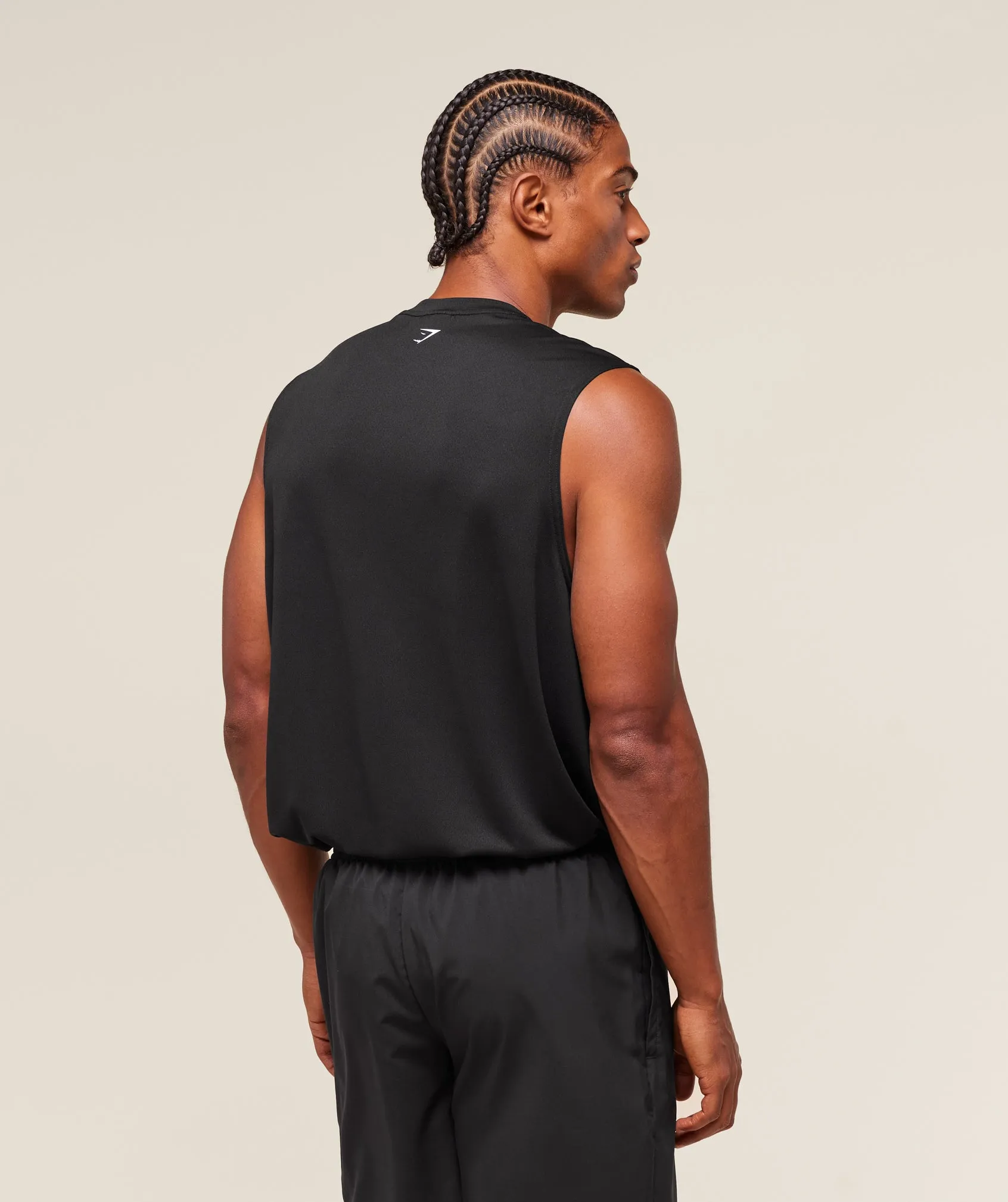 Gymshark S&C Graphic Cut Off Tank - Black sold by Gymshark product image thumbnail 2