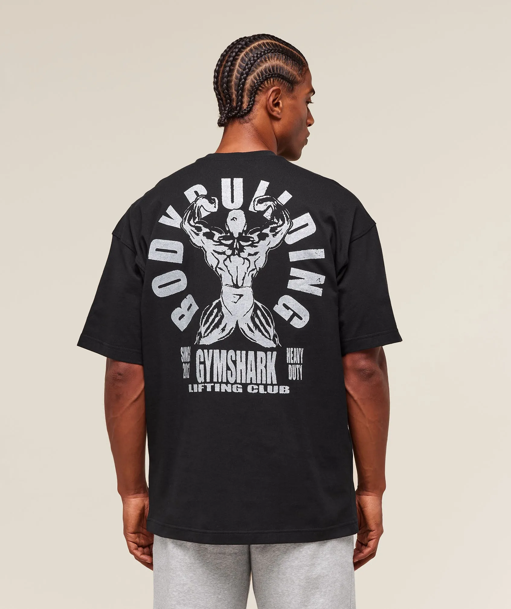 Gymshark Lifting Club Flex T-Shirt - Black sold by Gymshark product image thumbnail 5