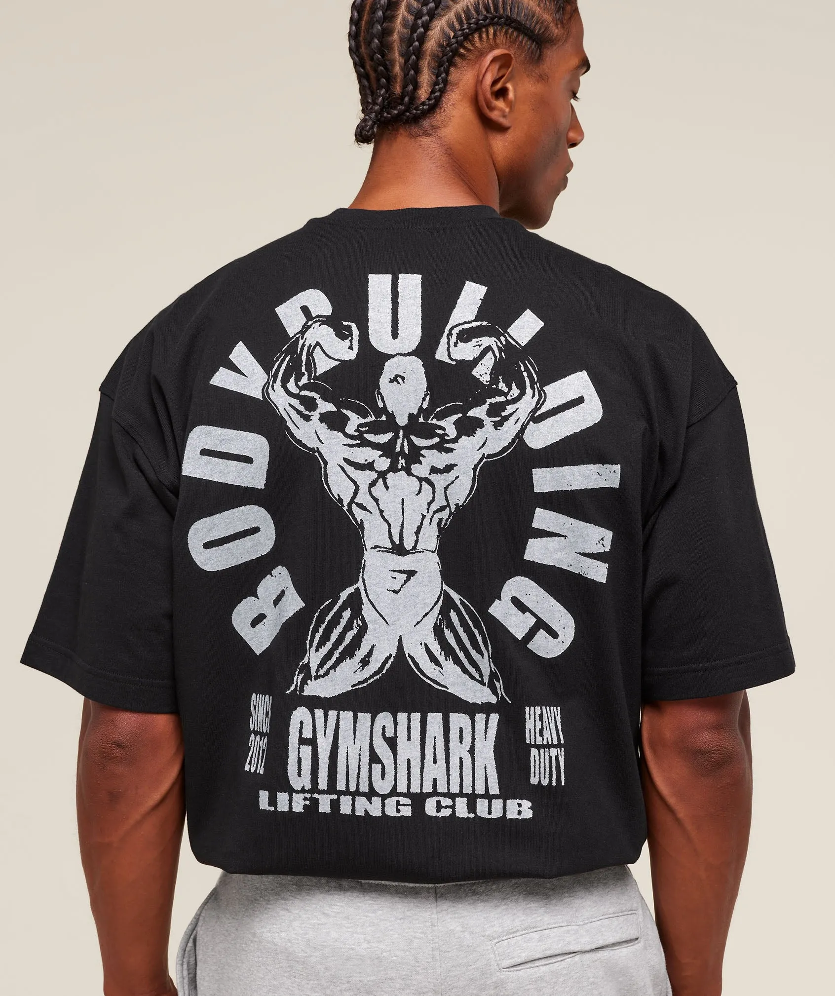 Gymshark Lifting Club Flex T-Shirt - Black sold by Gymshark product image thumbnail 4