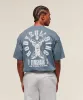 Gymshark Lifting Club Flex T-Shirt - Iron Blue sold by Gymshark