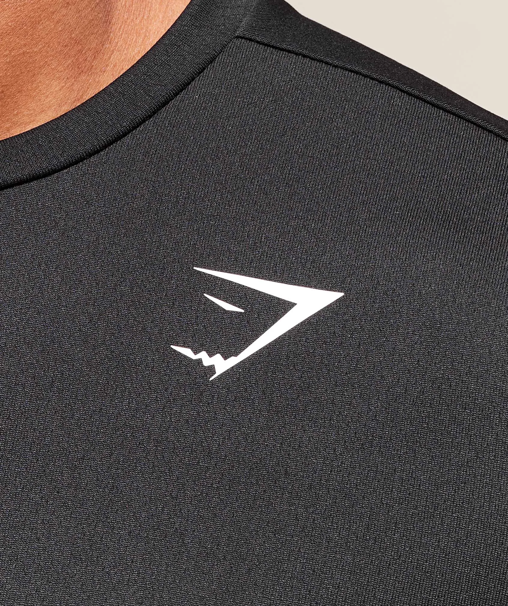 Gymshark Arrival T-Shirt (Tall) - Black sold by Gymshark product image thumbnail 4