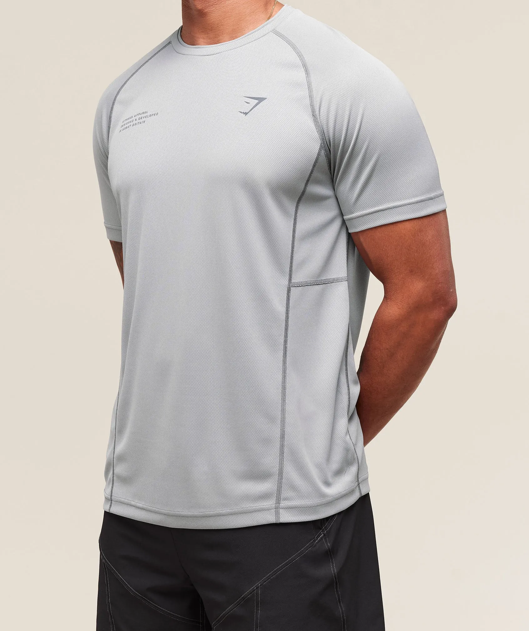 Gymshark Tactical T-Shirt - Smokey Grey sold by Gymshark product image thumbnail 5