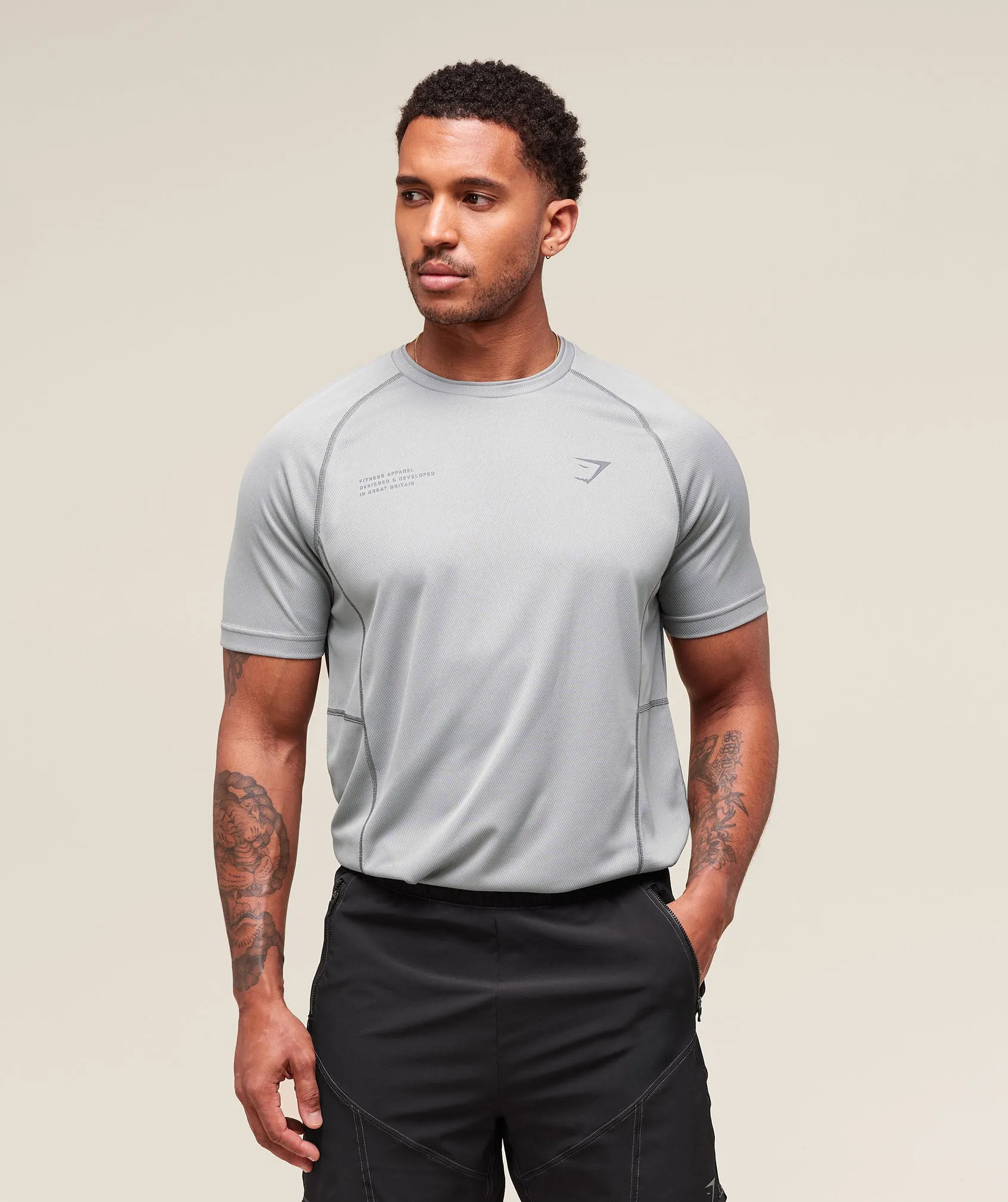 Gymshark Tactical T-Shirt - Smokey Grey sold by Gymshark