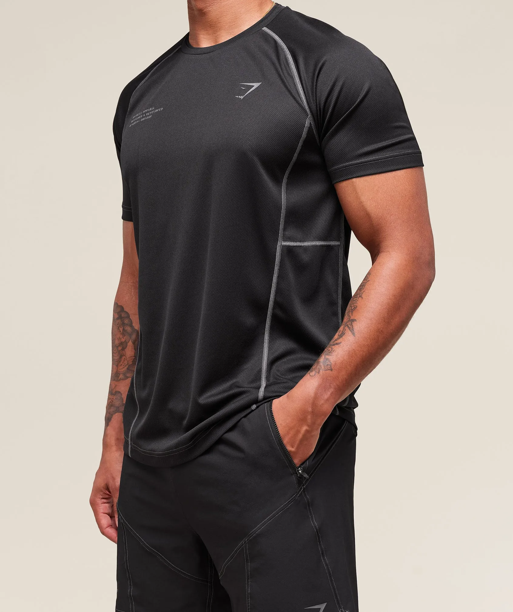 Gymshark Tactical T-Shirt - Black sold by Gymshark product image thumbnail 5