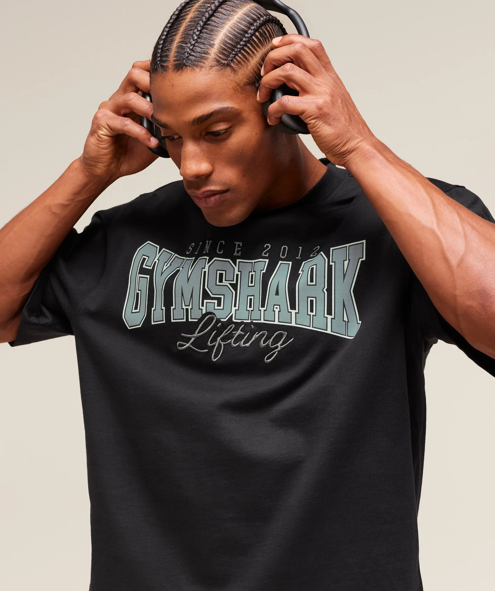 Gymshark Lifting Essentials T-Shirt - Black sold by Gymshark product image thumbnail 4