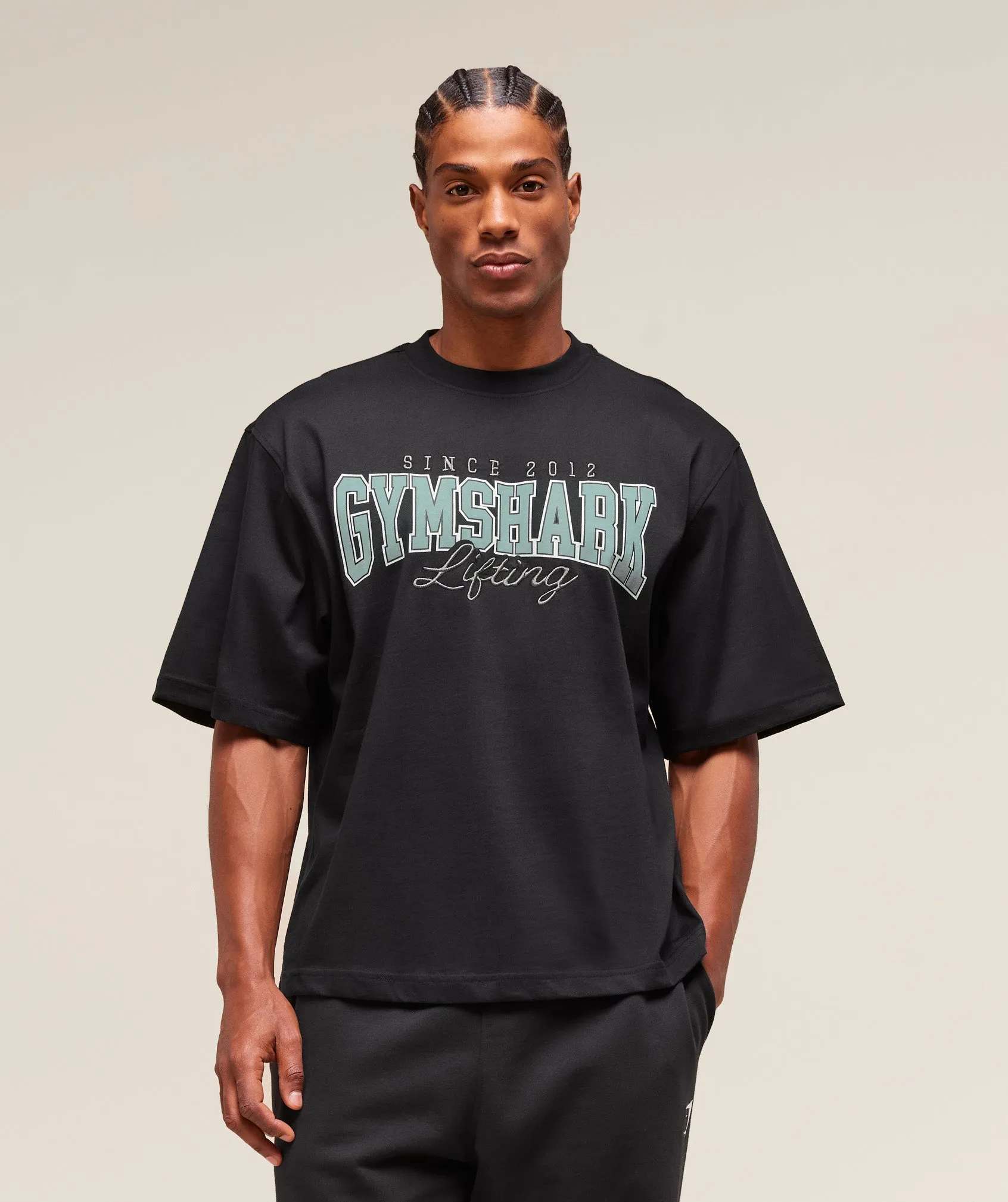 Gymshark Lifting Essentials T-Shirt - Black sold by Gymshark