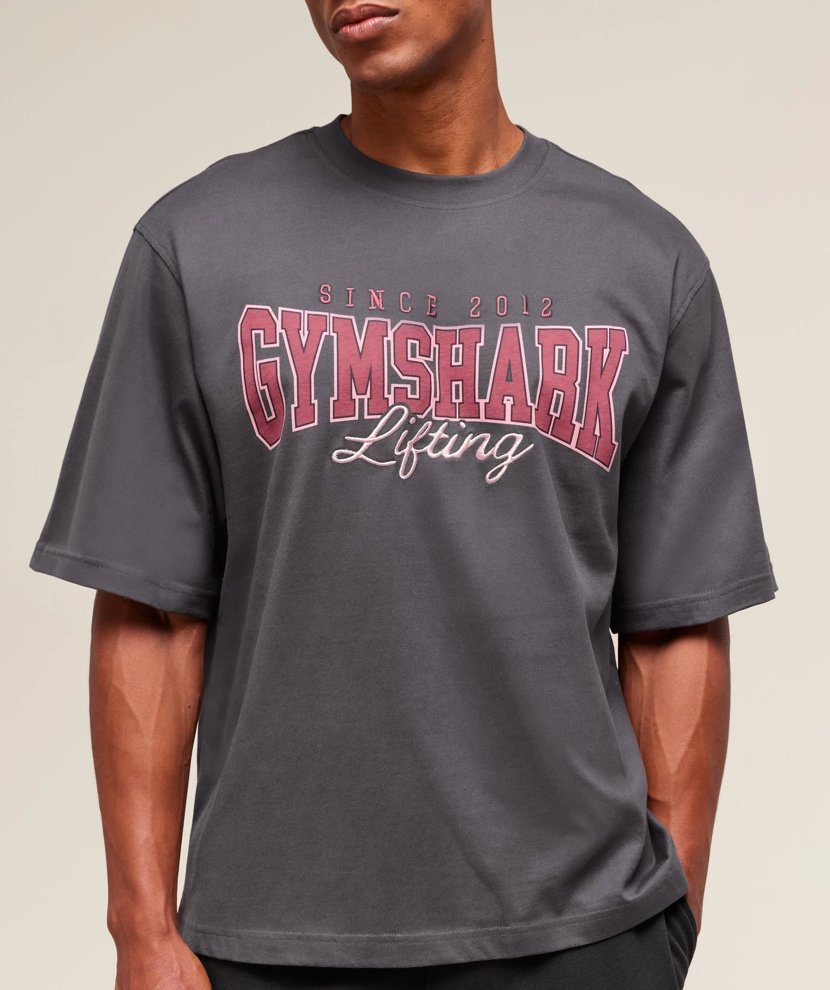 Gymshark Lifting Essentials T-Shirt - Onyx Grey sold by Gymshark product image thumbnail 4