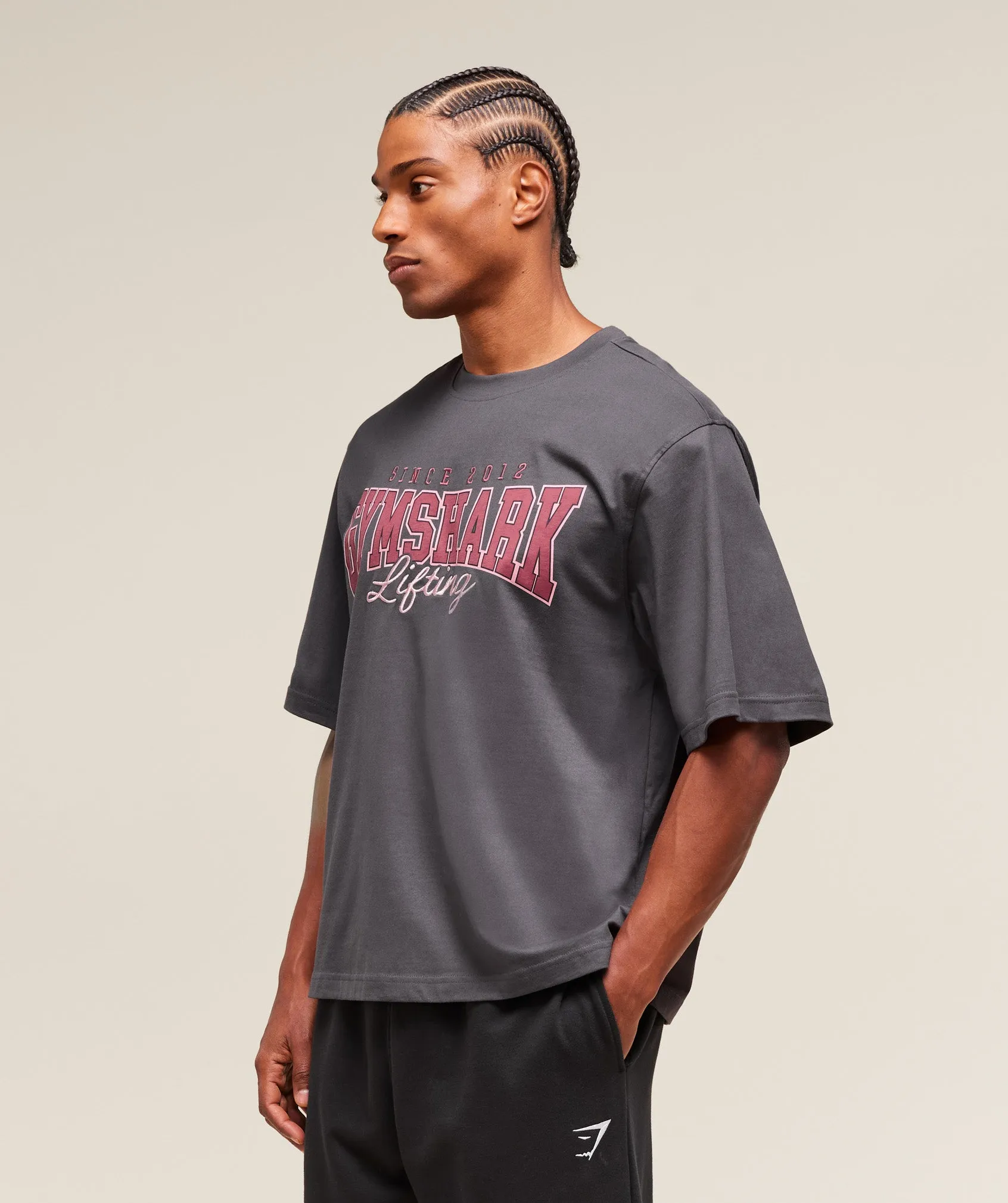 Gymshark Lifting Essentials T-Shirt - Onyx Grey sold by Gymshark product image thumbnail 2