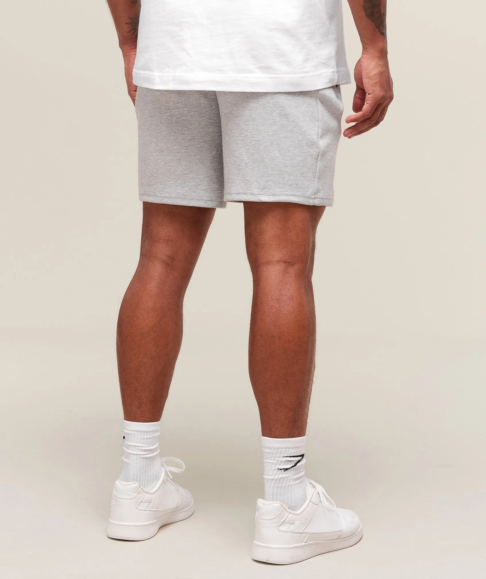 Gymshark Interlock Tech 6" Shorts - Light Grey Core Marl sold by Gymshark product image thumbnail 2