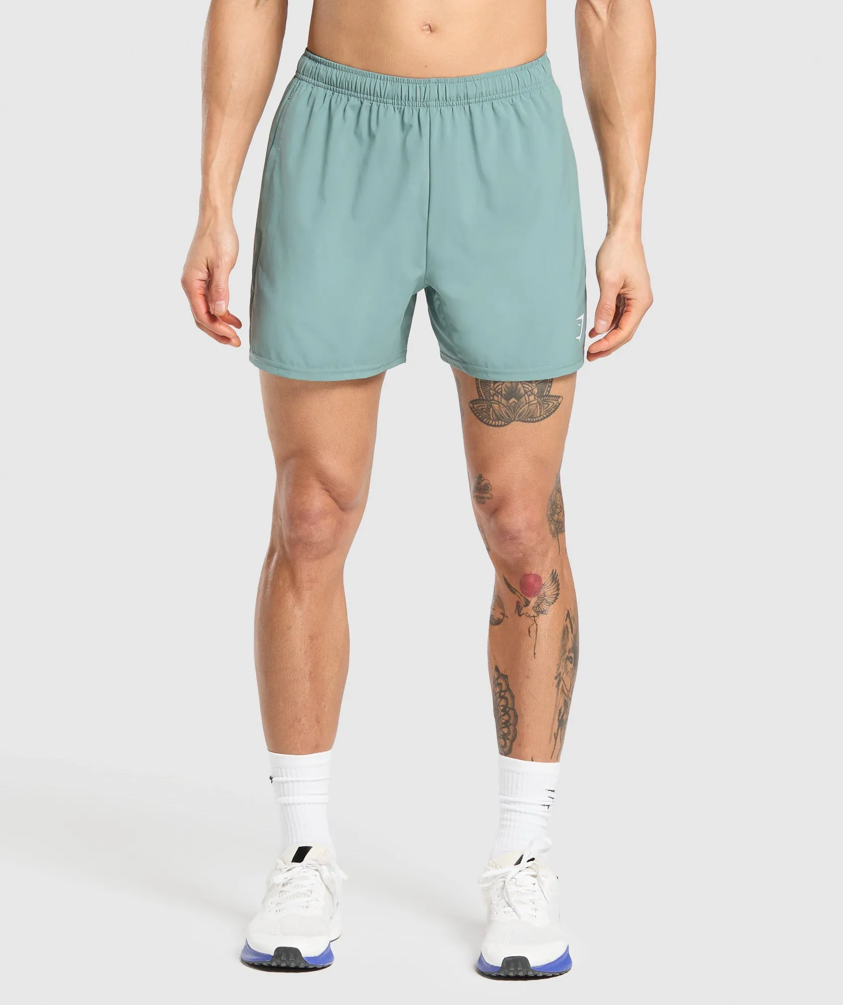 Gymshark Arrival 5" Shorts - Celeste Blue sold by Gymshark