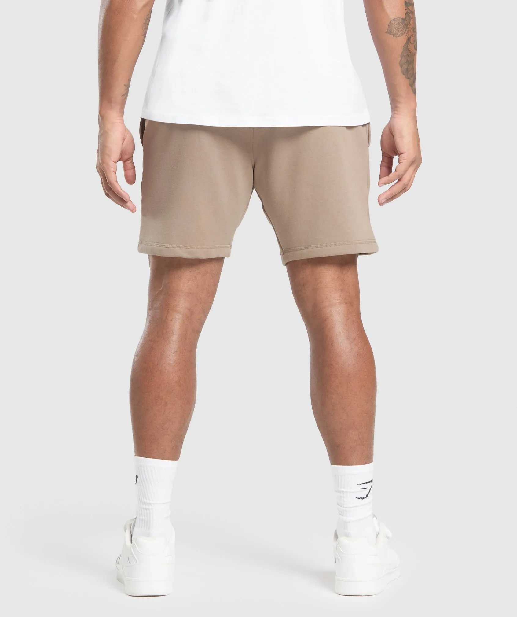 Gymshark Crest 7" Shorts - Lifestyle Brown sold by Gymshark product image thumbnail 2